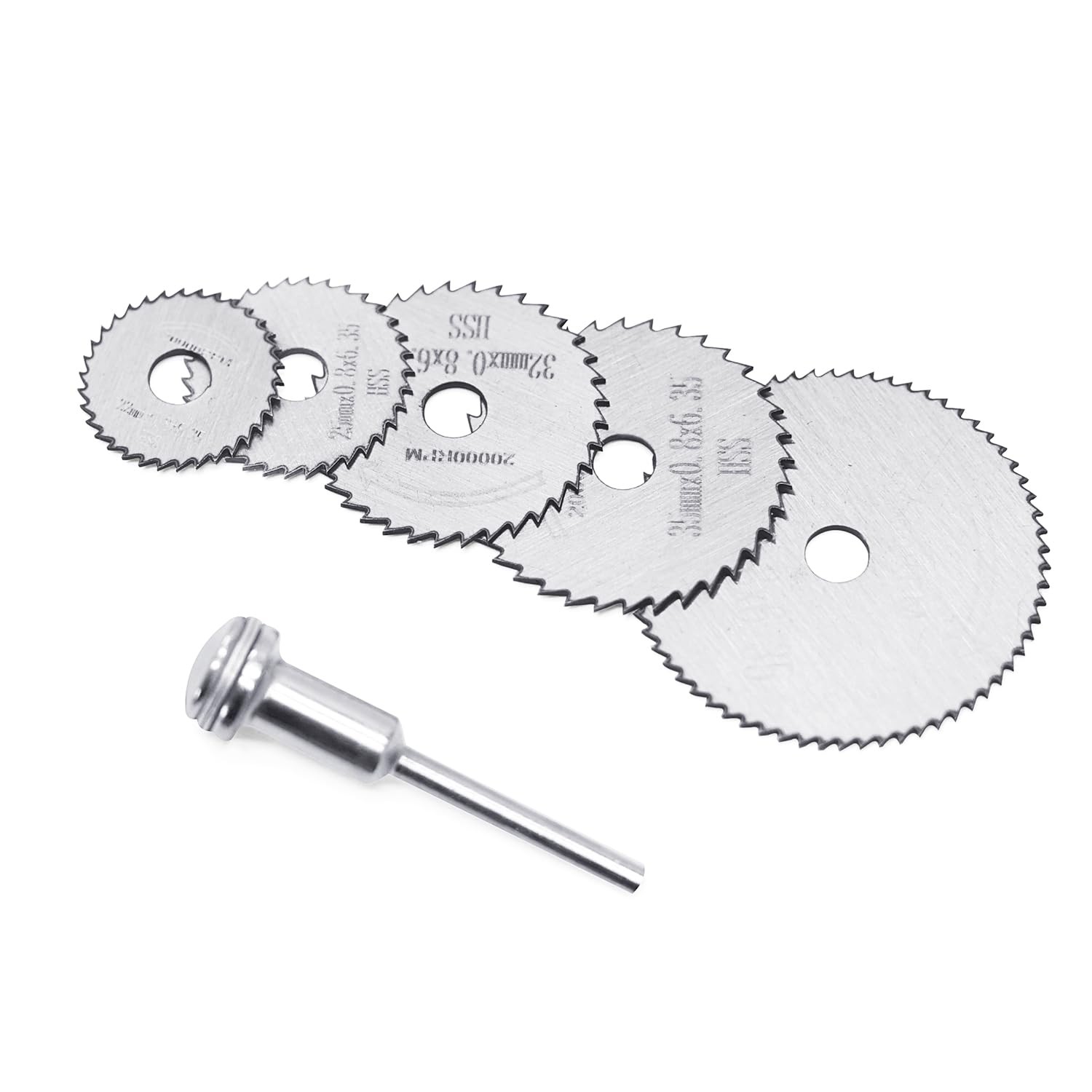 WEITARI 7pcs HSS Steel Circular Saw Blades Cutting Discs Cut-Off Wheel Blades…