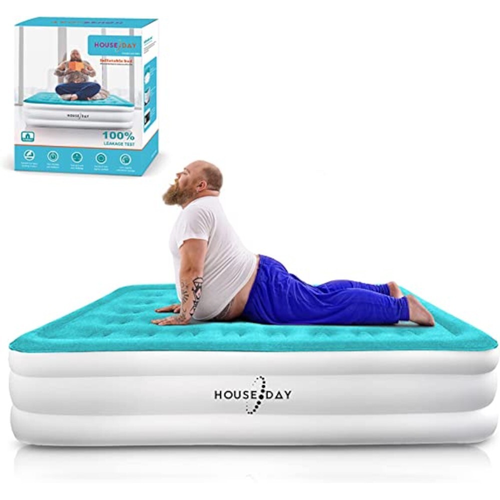 HOUSE DAY Twin Air Mattress Airbed with Built in Electric Pump