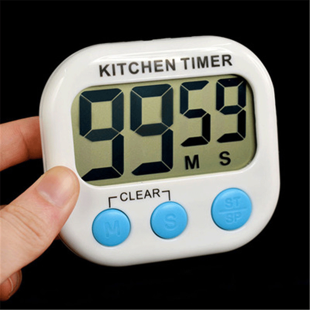 Large, Clear Digits Press any button to stop the beeping Very Easy For Use timer