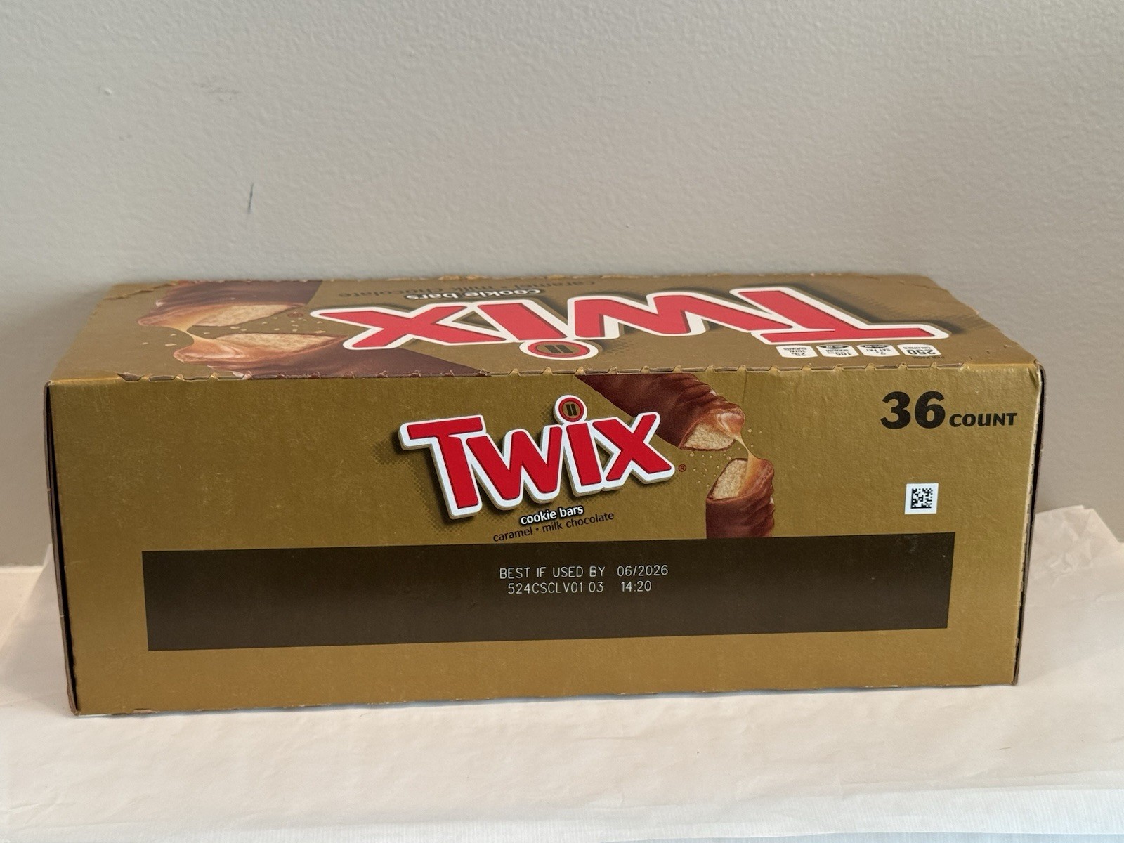 Twix Caramel Cookie Chocolate Candy Bars Bulk Pack 36 ct