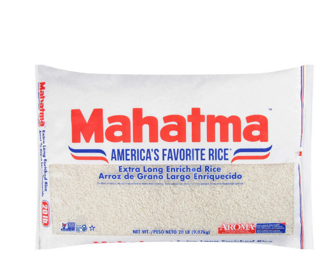 Mahatma Enriched Extra Long Grain White Rice 20 lb Bag