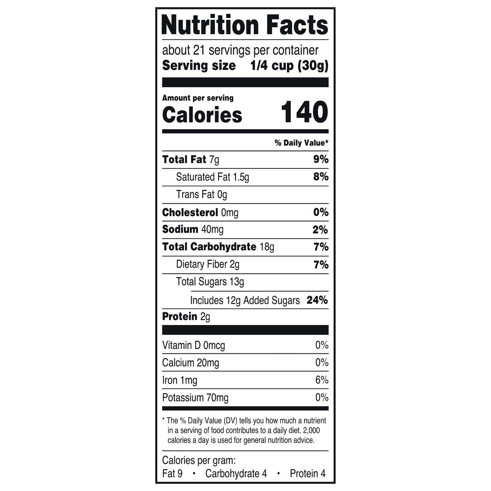 Great Value Breakfast Blend Trail Mix – 22 oz Pack