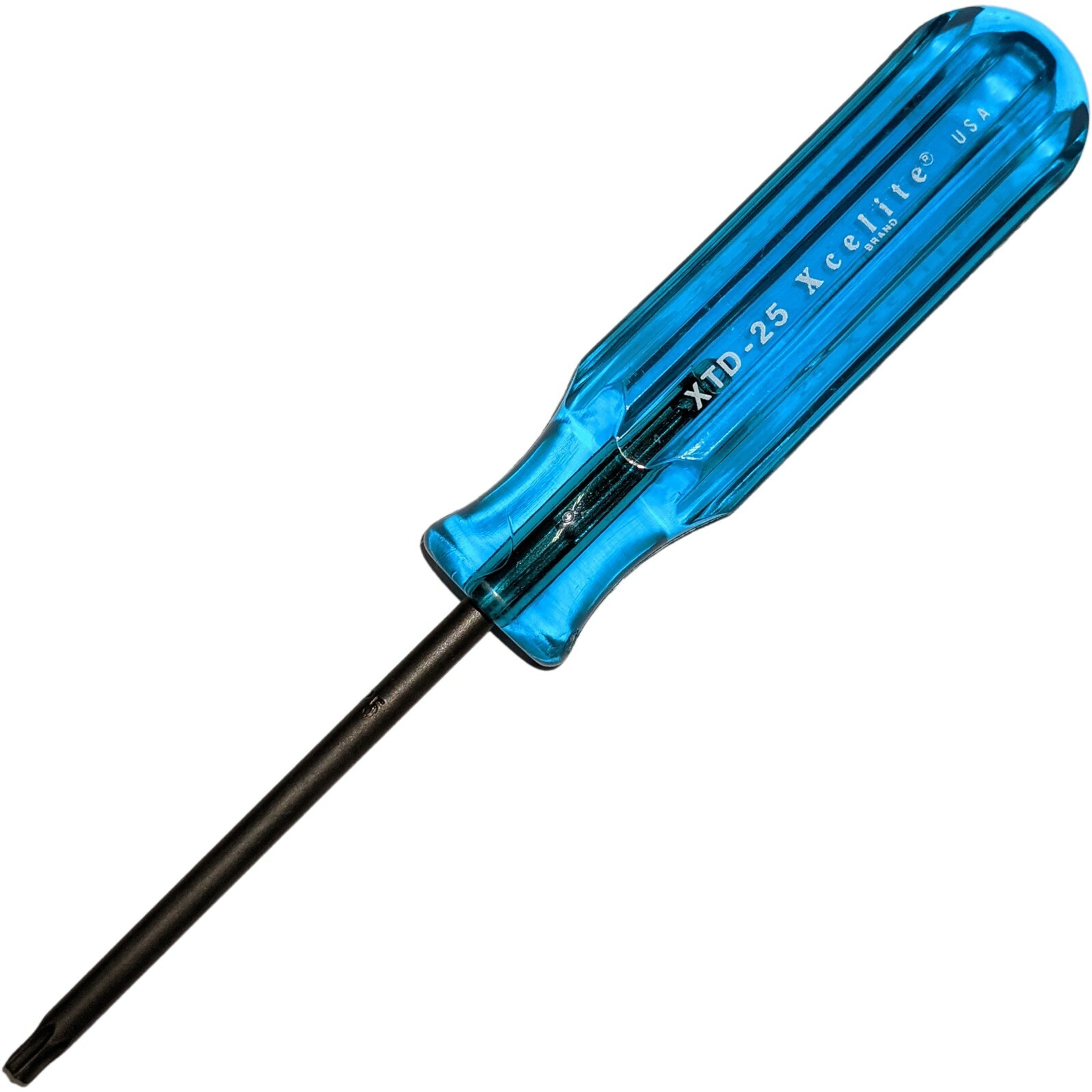 Xcelite XTD25 Chromium Vanadium Steel Torx Round Blade Screwdriver, T25 Head