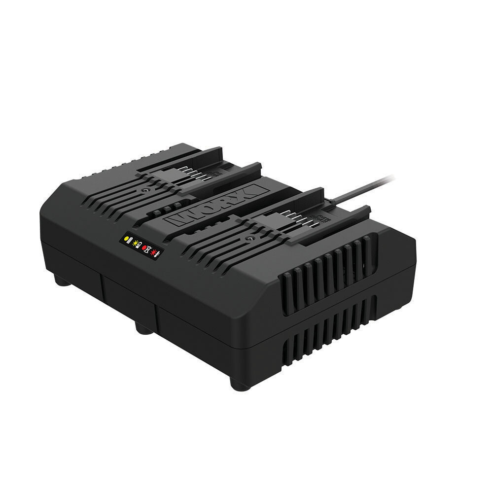 WORX WA3884 20V Power Share (60) Min Dual Quick Charger (N)