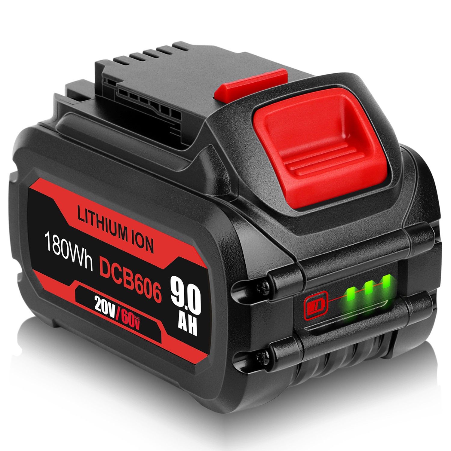 For DEWALT FLEXVOLT 20V/60V MAX 9Ah / 12Ah Li-Ion Battery DCB609 DCB606 DCB612