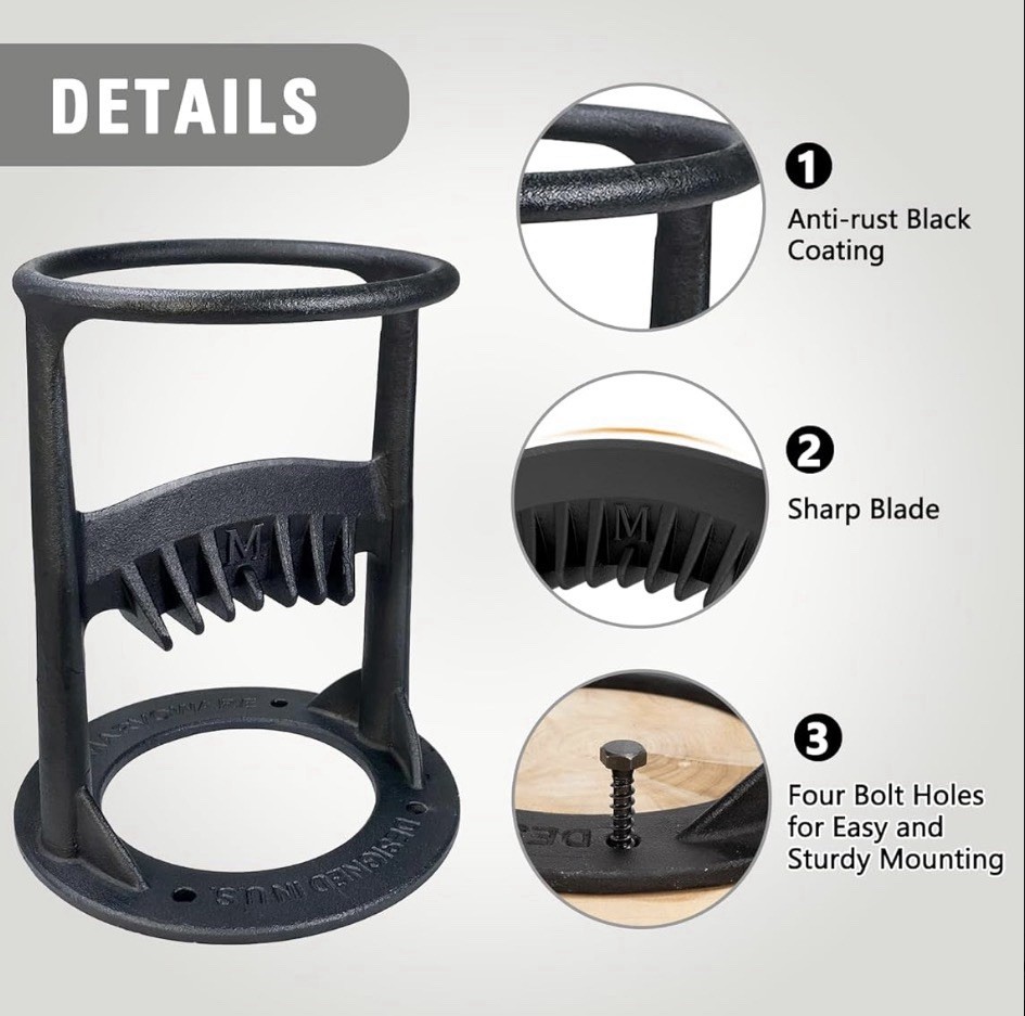 Heavy-Duty Portable Log Splitter – Large Size (11 lbs) Manual, Camping, Home