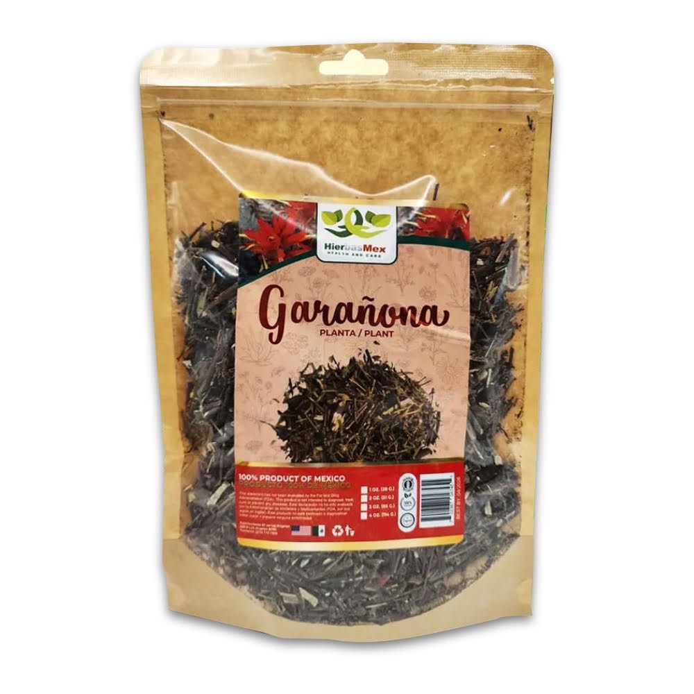 Garañona Herbal Tea 4 oz.-113g Garañona Te Herbal, Natural Mexican Herb