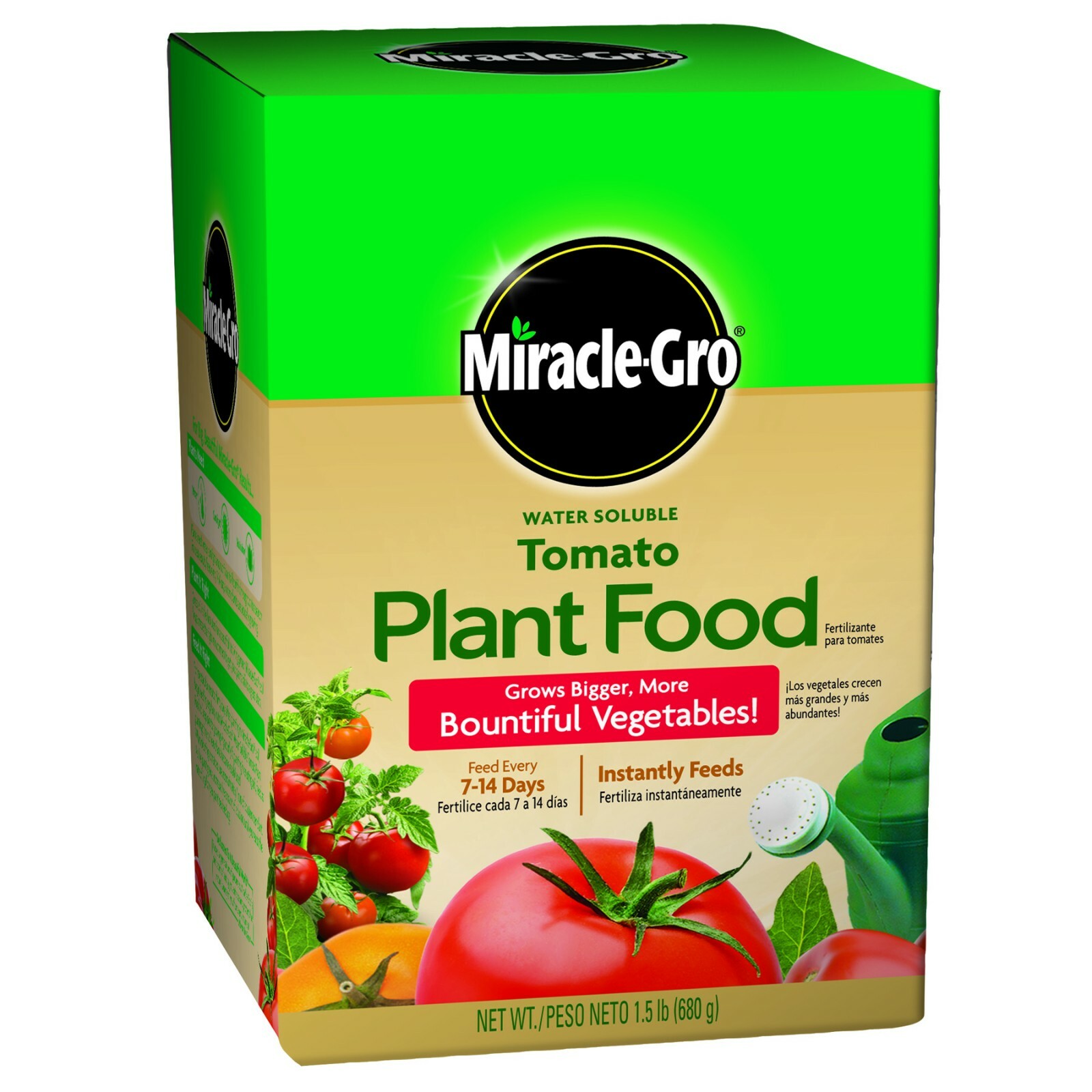 Miracle-Gro Water Soluble Tomato Plant Food 18-18-21, 1.5 lb.