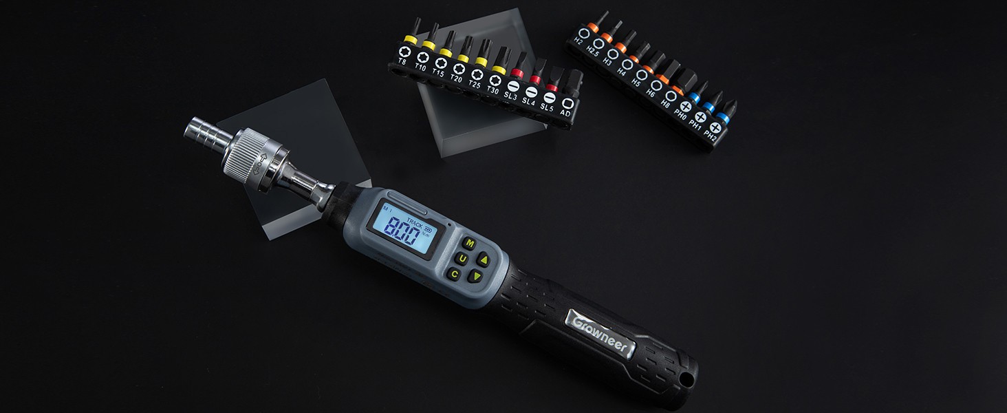 Upgraded Digital Torque Screwdriver, 3.5-70.8 In-lbs/0.4-8 Nm, 1/4” Drive Inch