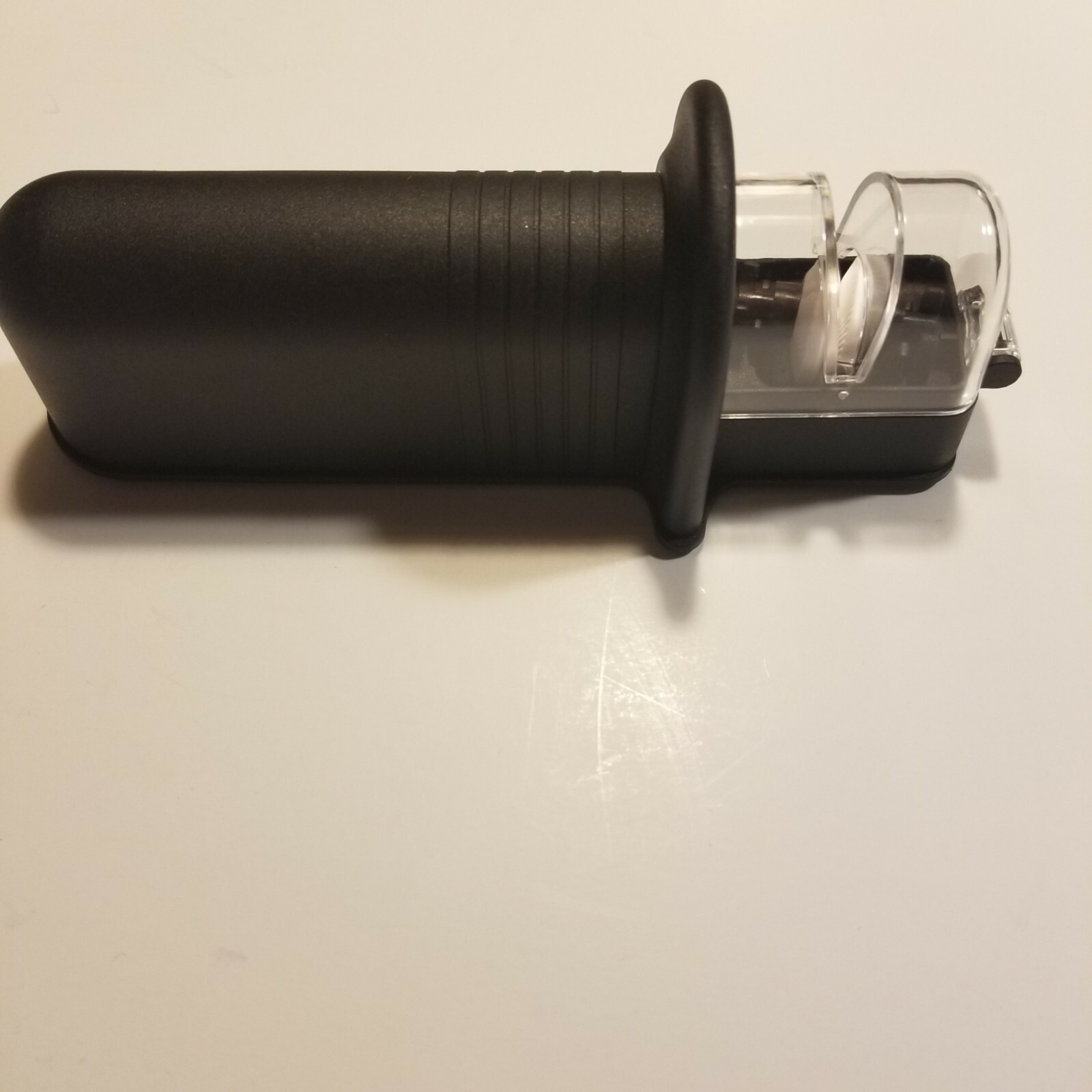 Rhineland Cutlery Handheld Sharpener with ceramic wheel very easy to operate