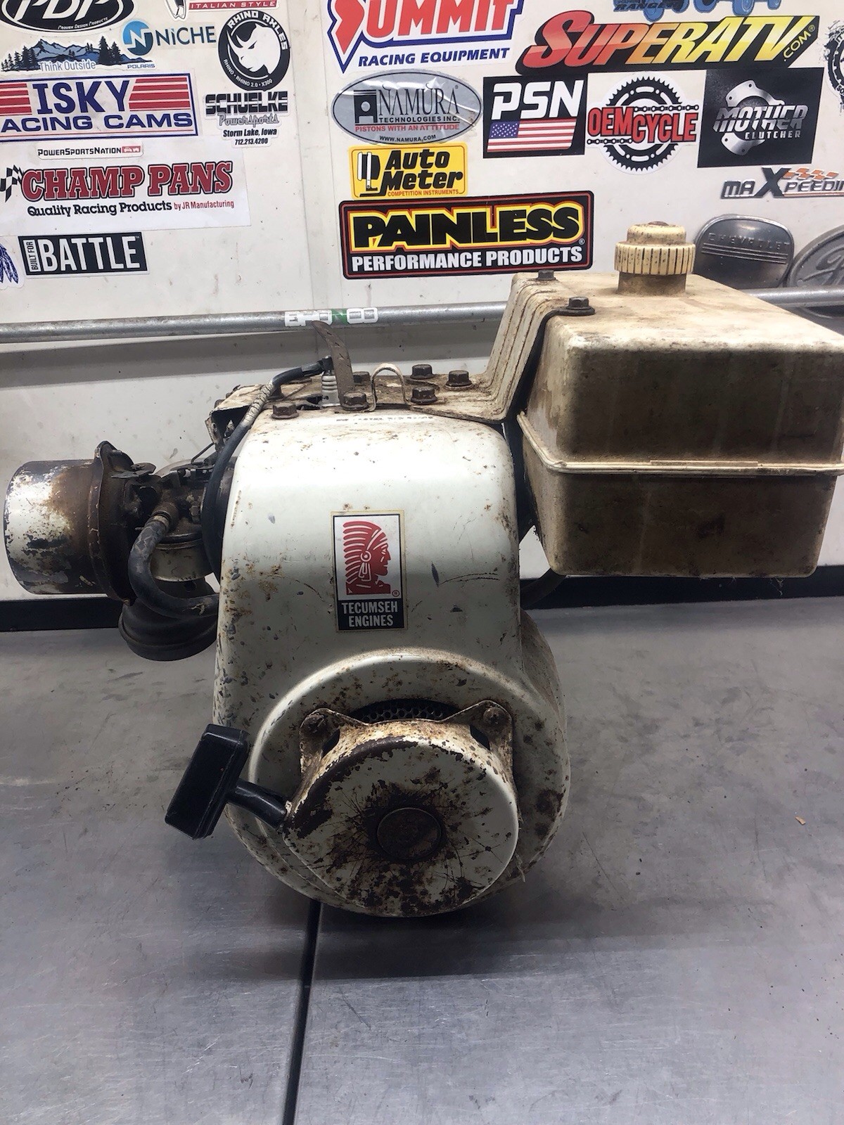 Vintage 5hp Tecumseh H50 Horizontal Shaft Engine, Runs Mini bike,Rupp,Bonanza
