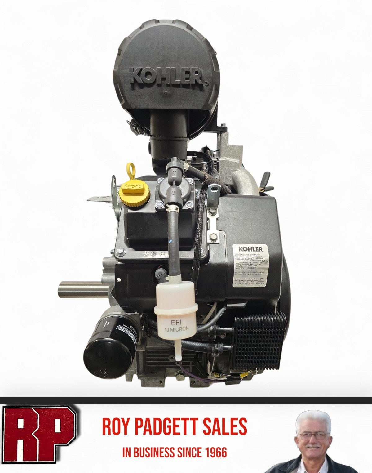 Kohler CH750-0039 27HP Command PRO Horizontal Engine 1-7/16″ X 4.46″ Shaft