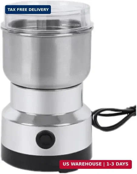 300g Grain Mill Grinder, 304 Stainless Steel Grain Mill High Speed Commercial Sp