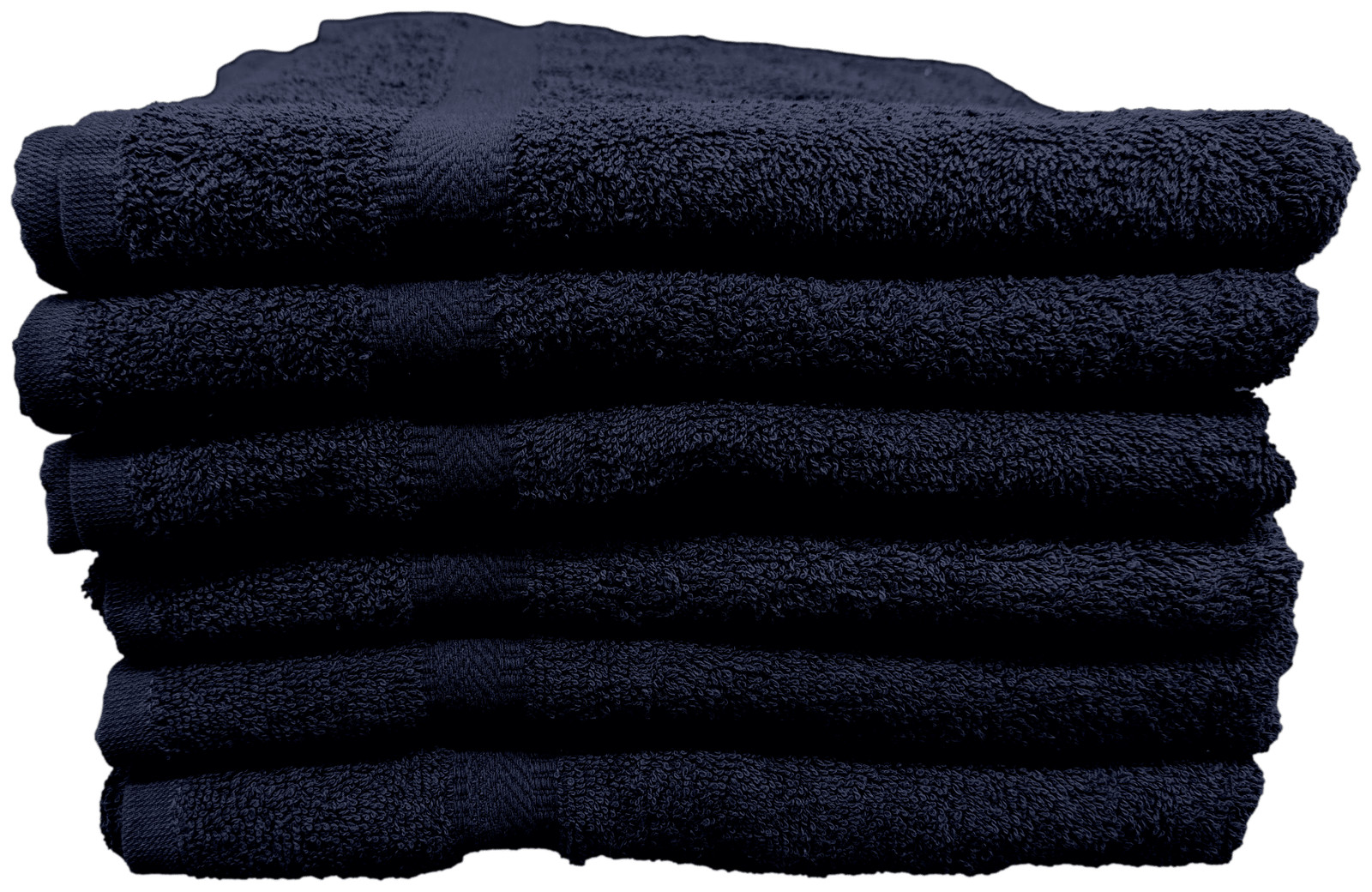 2 Piece Bath Towel Set | 100% Cotton | 27 x 54 | Solid Navy Blue