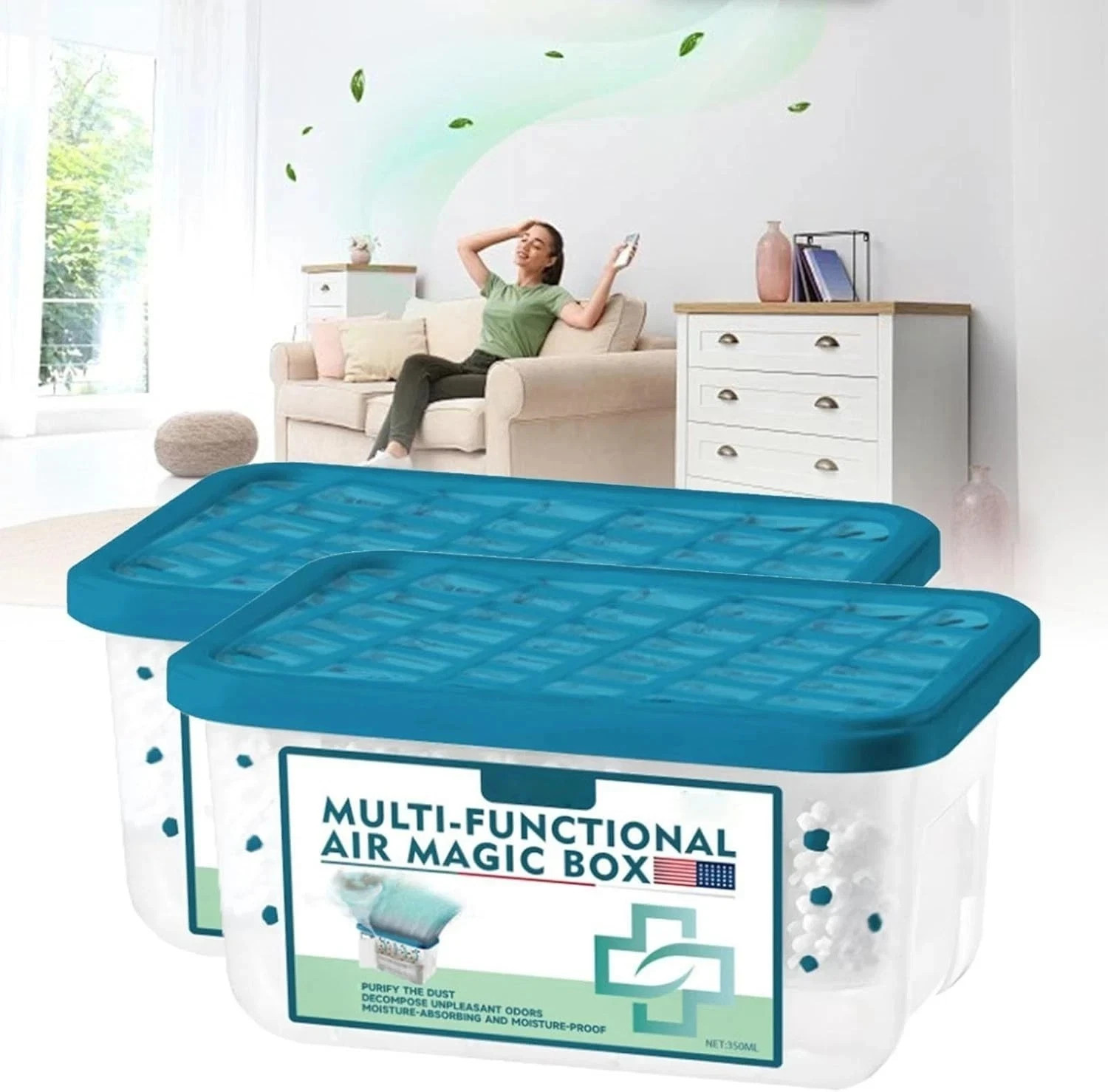 Indoor Air Purification Dust Removal Magic Box Multi-Functional Air Magic Box