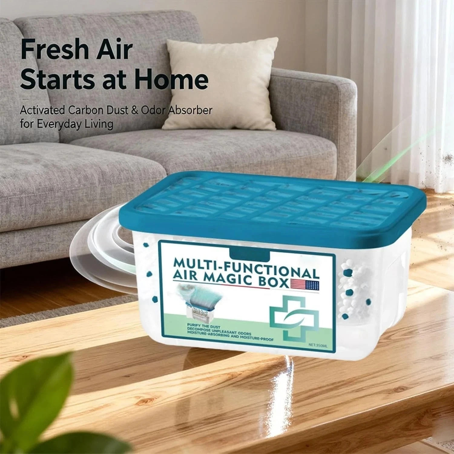 Indoor Air Purification Dust Removal Magic Box Multi-Functional Air Magic Box