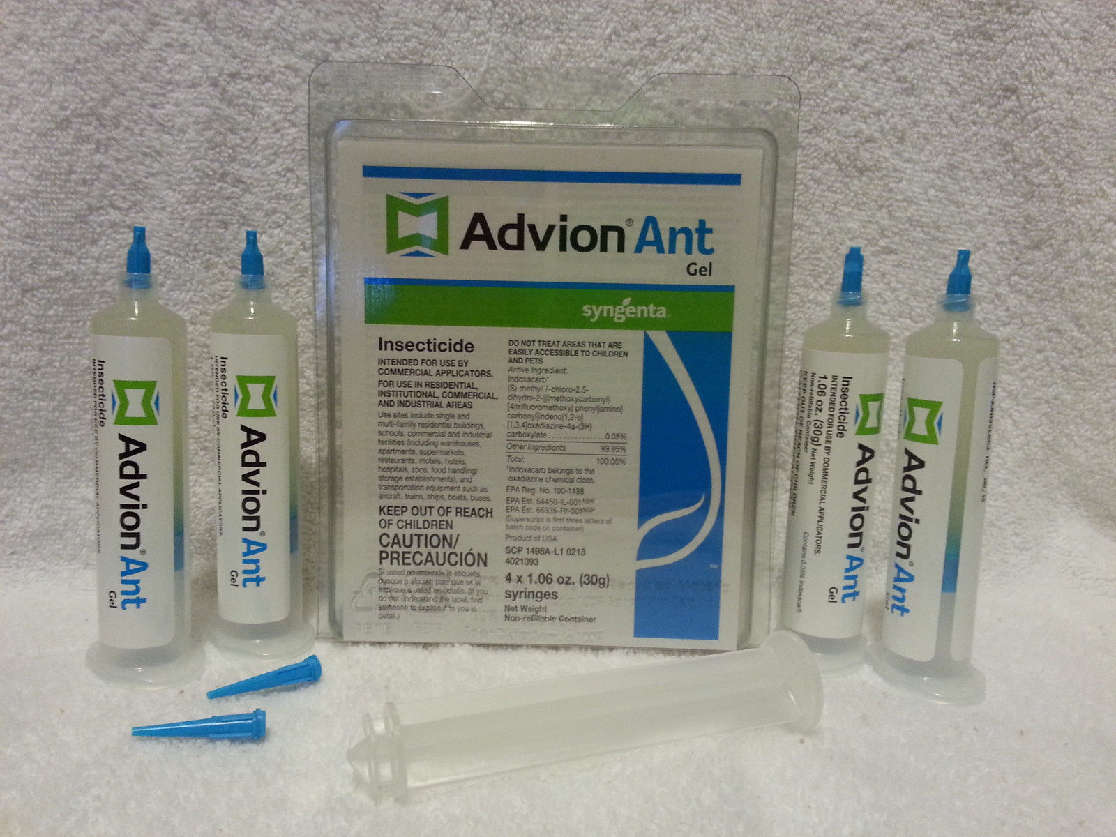 4 Tubes Advion Ant Bait Gel Pest Control sugar black etc ~Authorized By Syngenta