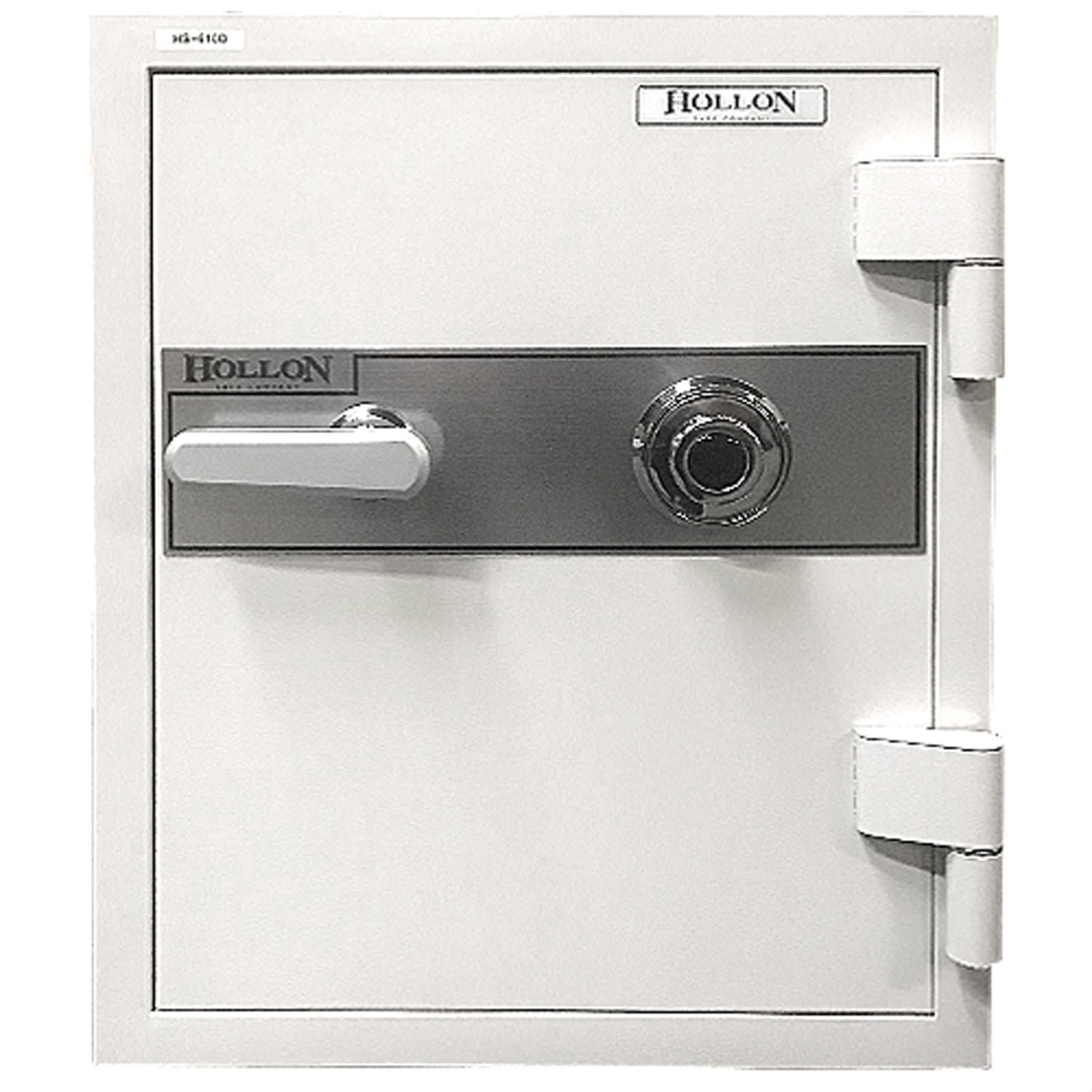 Hollon HS-610D Safe, 2-Hr Fireproof, Dial Lock, Impact Rated, 187 lb, Gray-White
