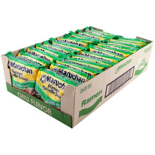 Maruchan Ramen Chili Flavors 3.0 Oz, 24Count. Free Shipping