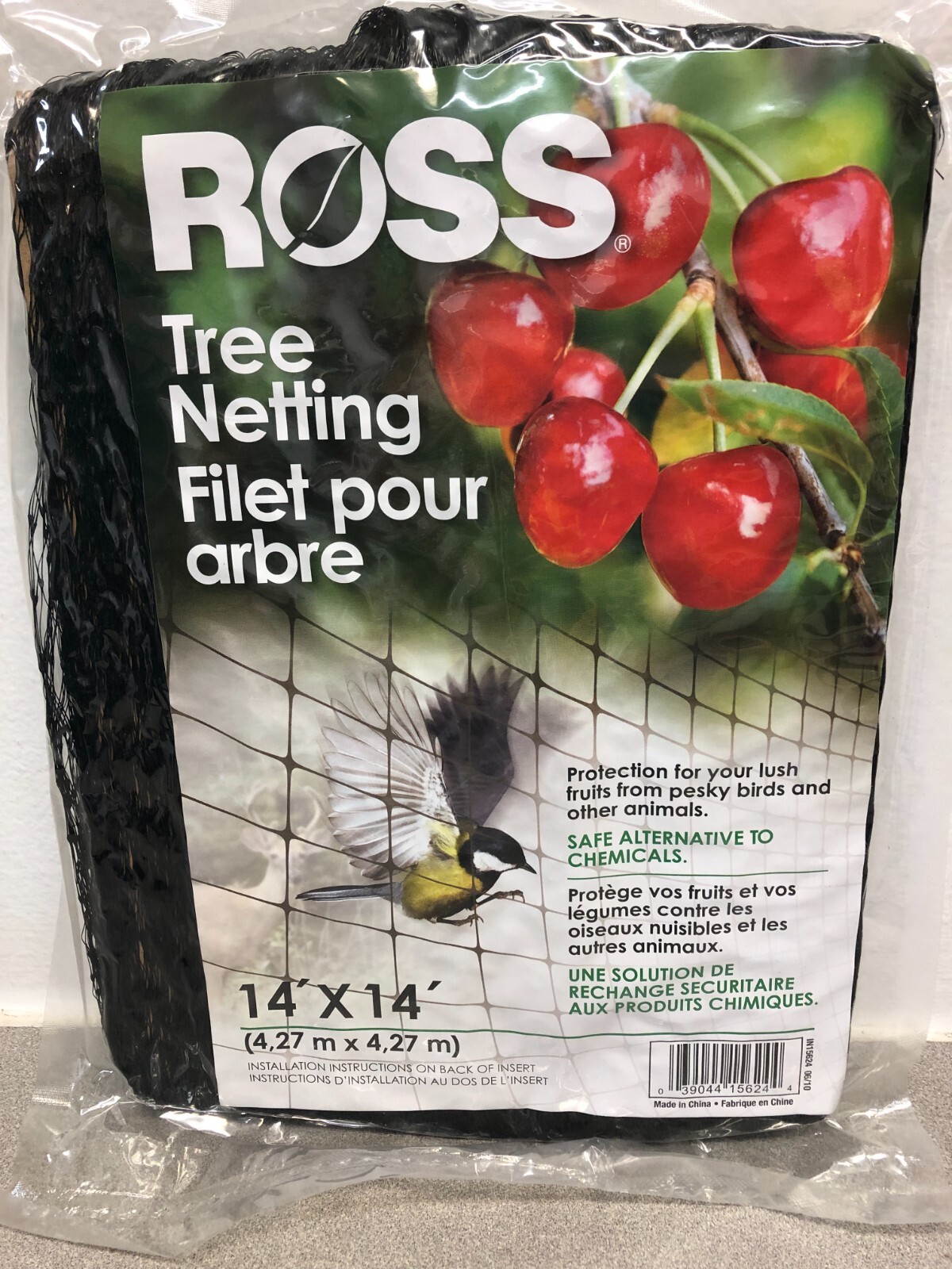 Ross 15624 14 ft. L X 14 ft. W 1 pk Tree Netting