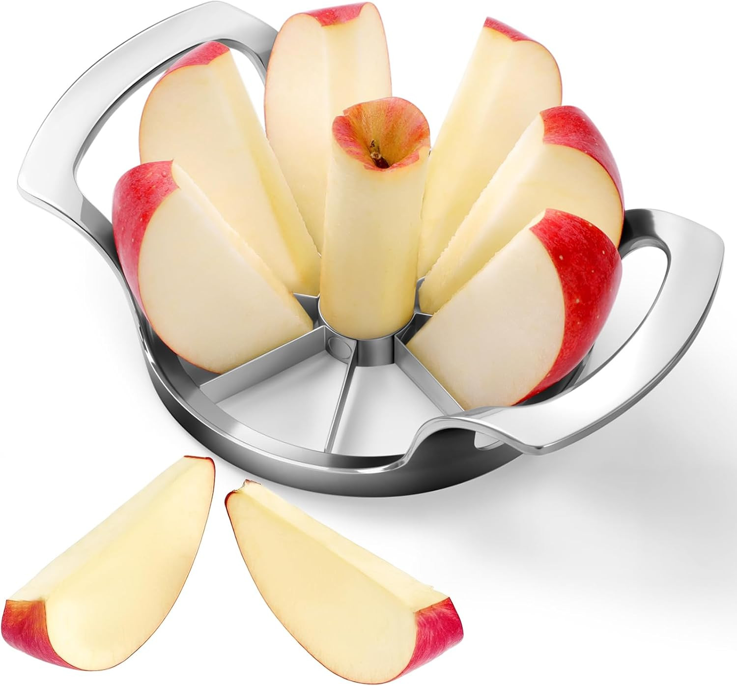 4.72 Inch Extra Large Apple Slicer with 8 Blades – Professional Heavy Duty Apple