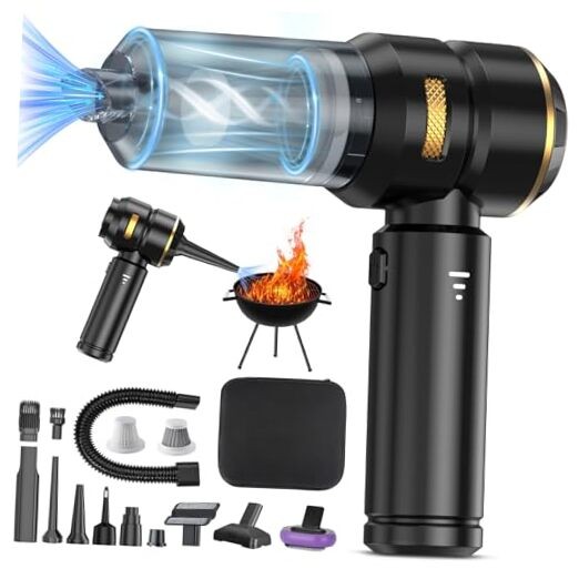 22000PA High Power Handheld Vacuum Cordless, 4-in-1 Brushless Motor
