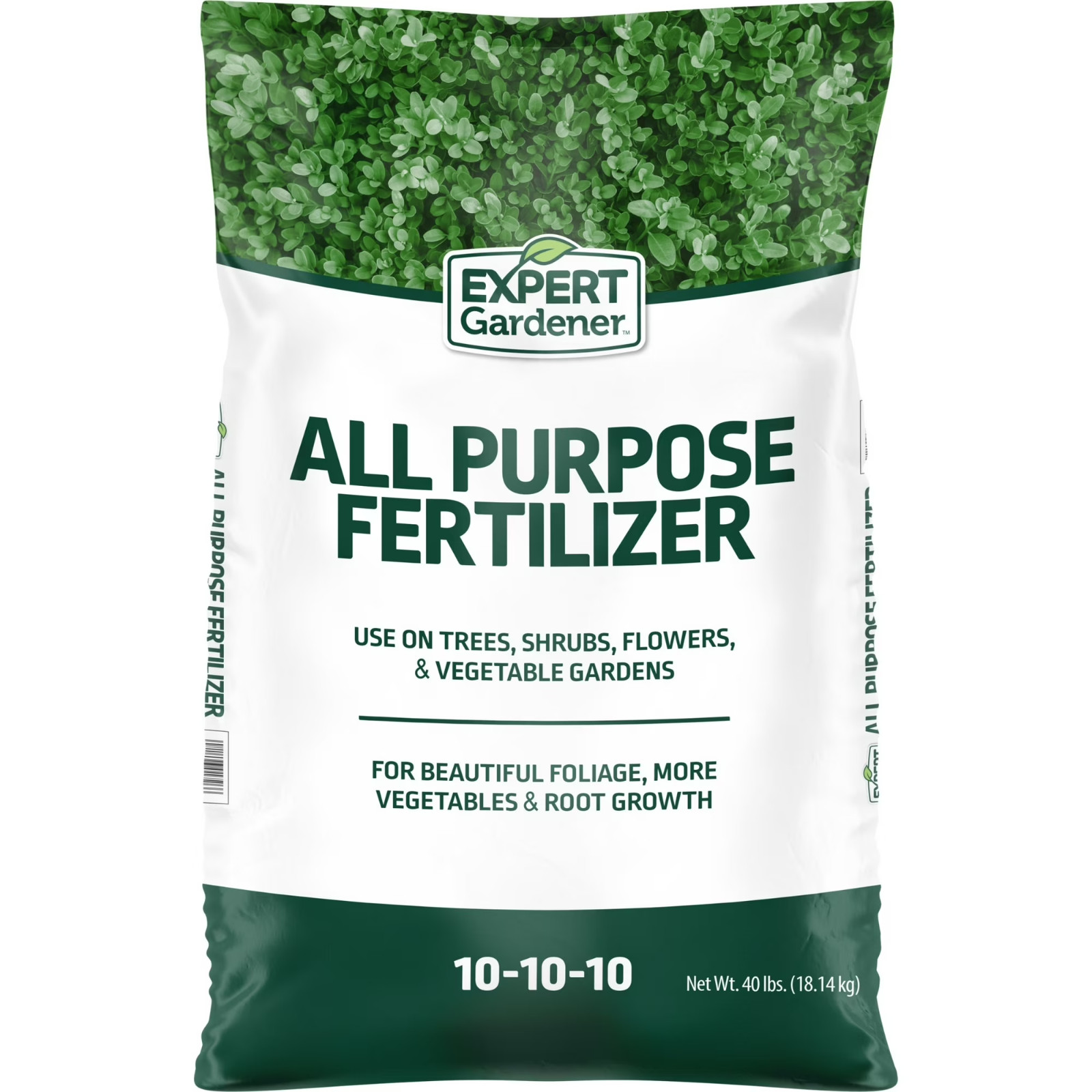 Expert Gardener All Purpose Plant Food Fertilizer 10-10-10 Formula 40 lb Bag New