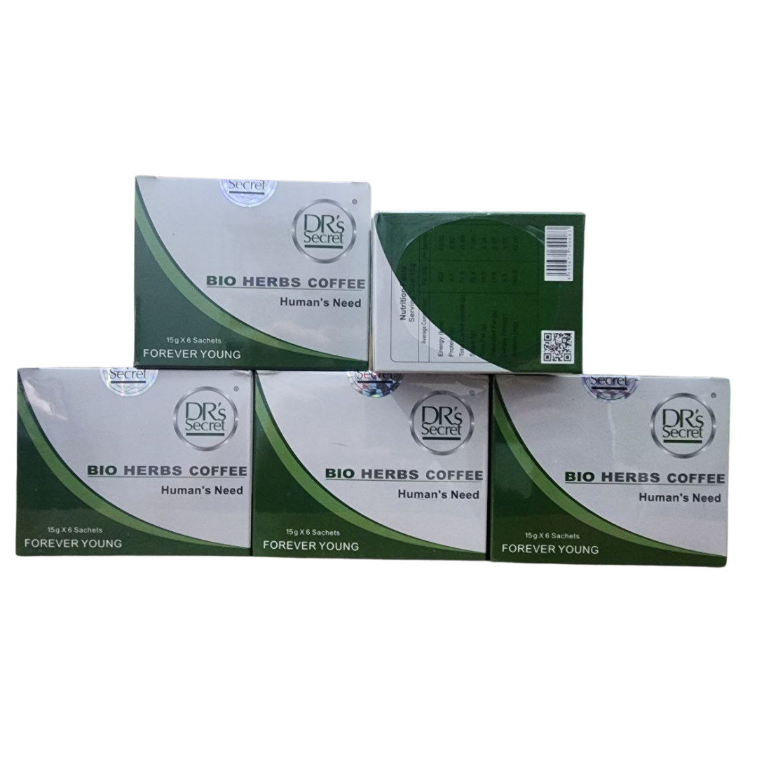4 X Green Coffee 6’s Natural Herbal Kopi Instant Drink for Healthy Men
