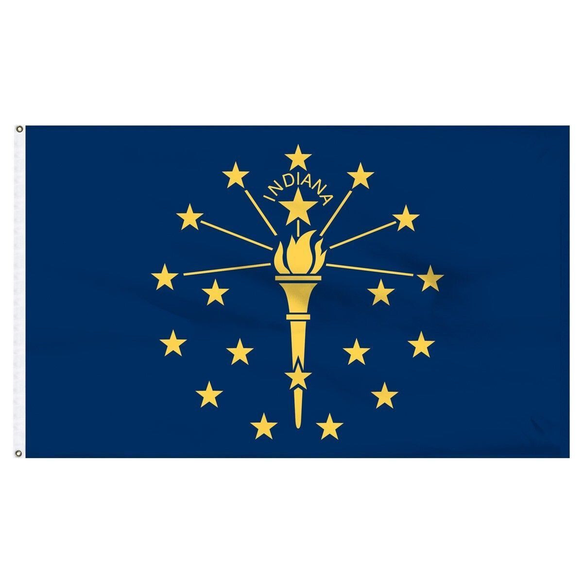 3×5 State of Indiana Flag House Banner Super Polyester grommets Premium 100D