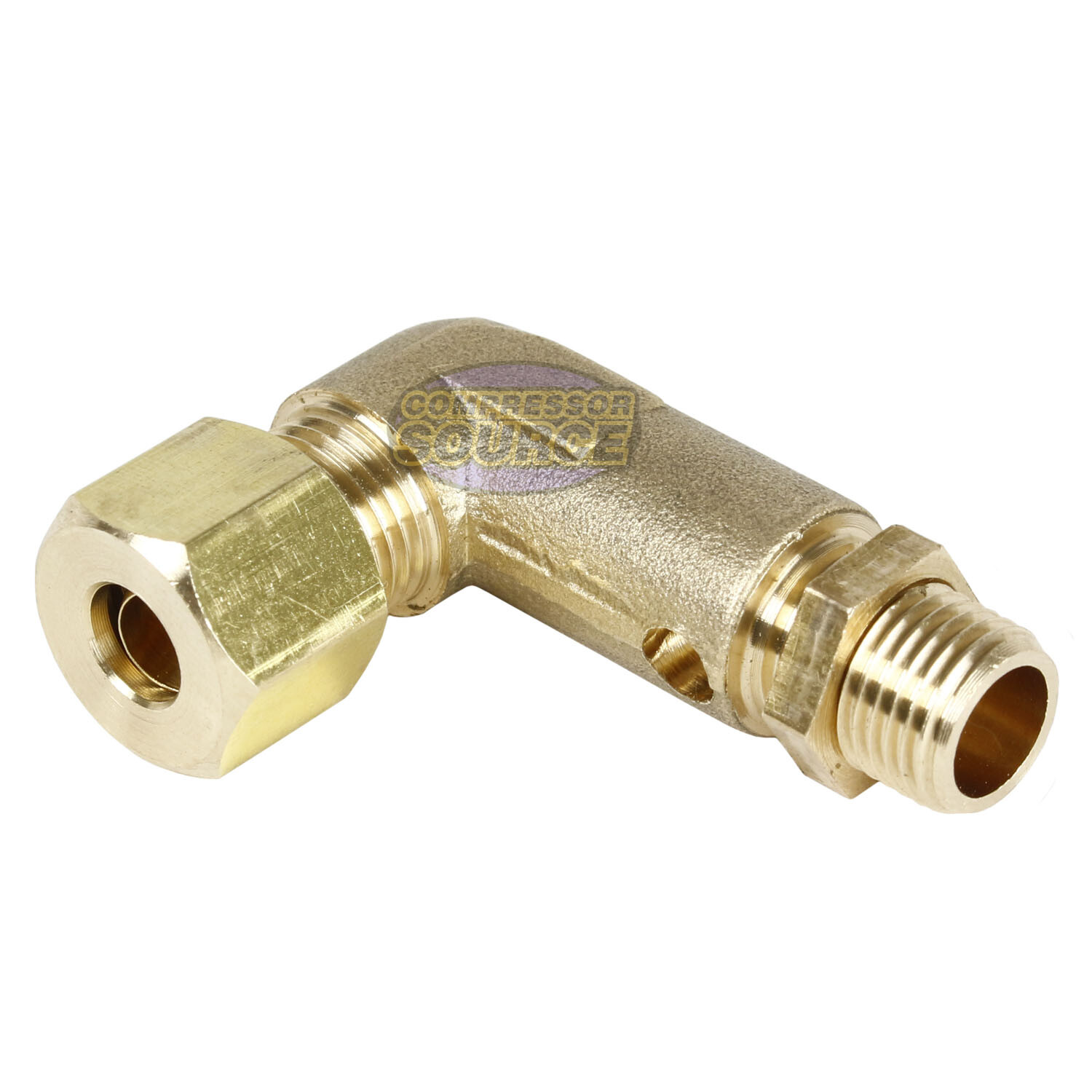 1/4″ x 1/8″ Two Stage Air Compressor Pump Elbow Unloader Valve 90 Degree Relief