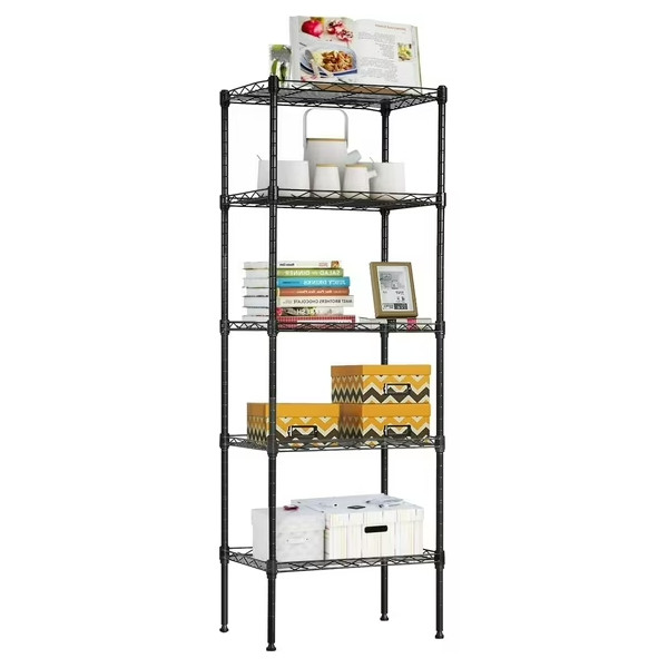 BestOffice 4 Shelf Wire Shelving Unit Garage NSF Wire Shelf Metal Storage Rack