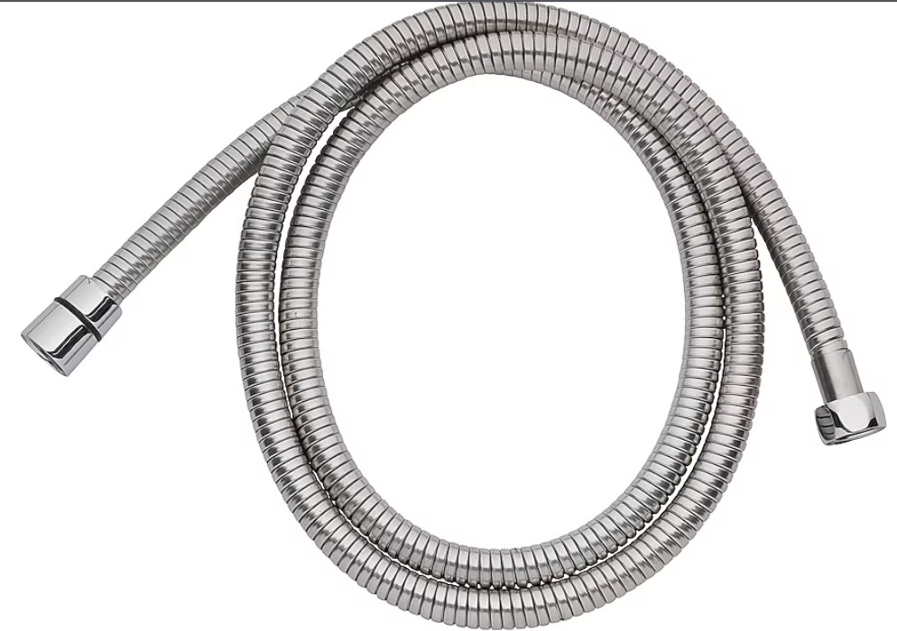 Project Source Chrome 5FT – 7FT 84-in Universal Shower Hose 0.5-in -ID
