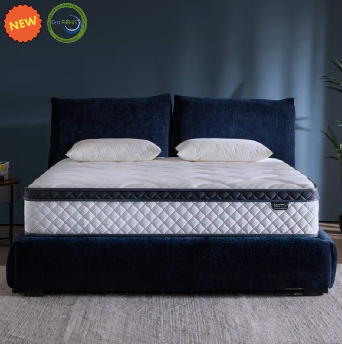 12″ Queen Colchon Memory Foam Hibrido Cama Queen Mattress Medium Firm Hybrid
