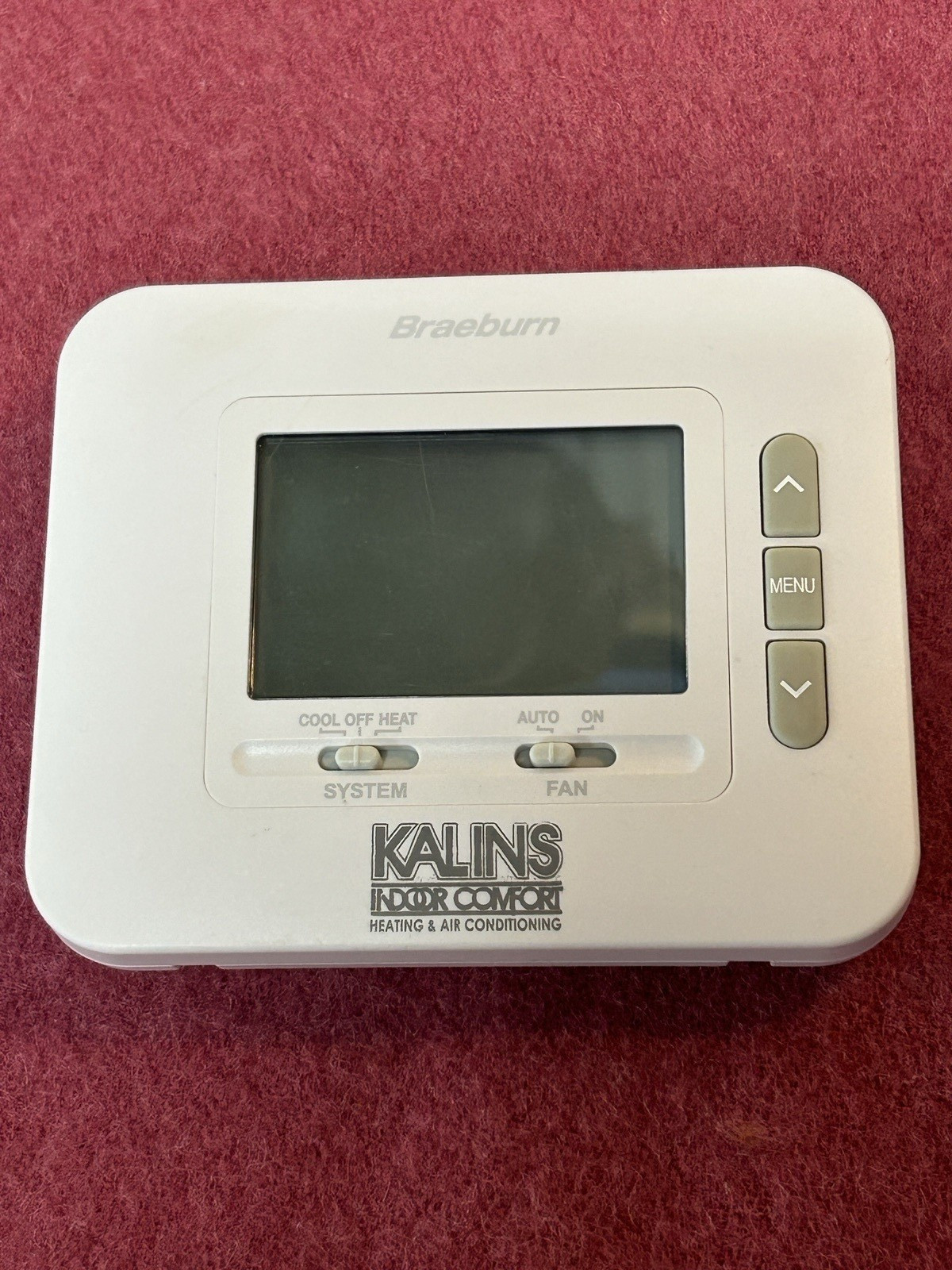 Braeburn 1030 1H/1C Non-Programmable Thermostat with 4.4in Display