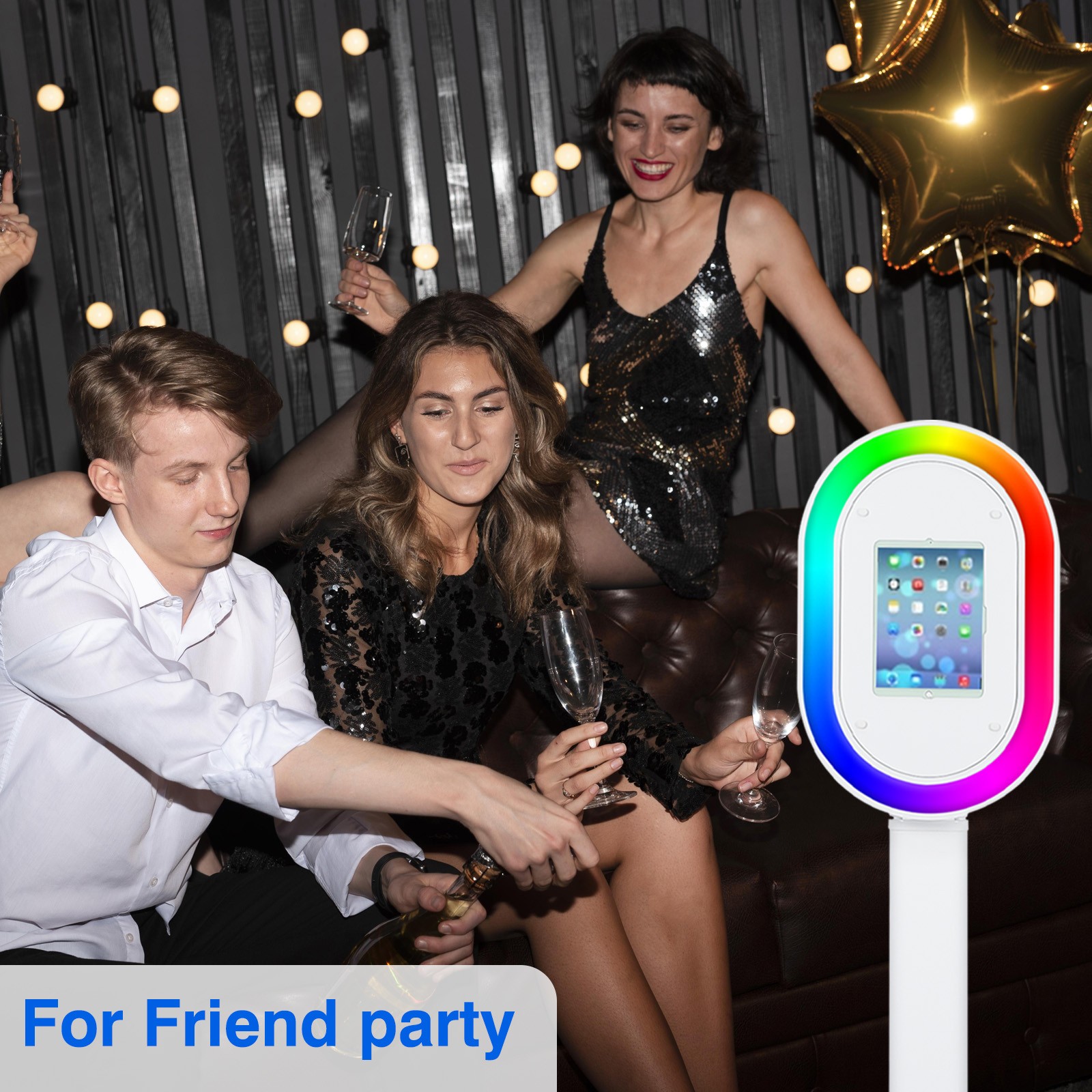 Portable iPad Photo Booth Stand Selfie Photobooth Machine Wedding Party Rental