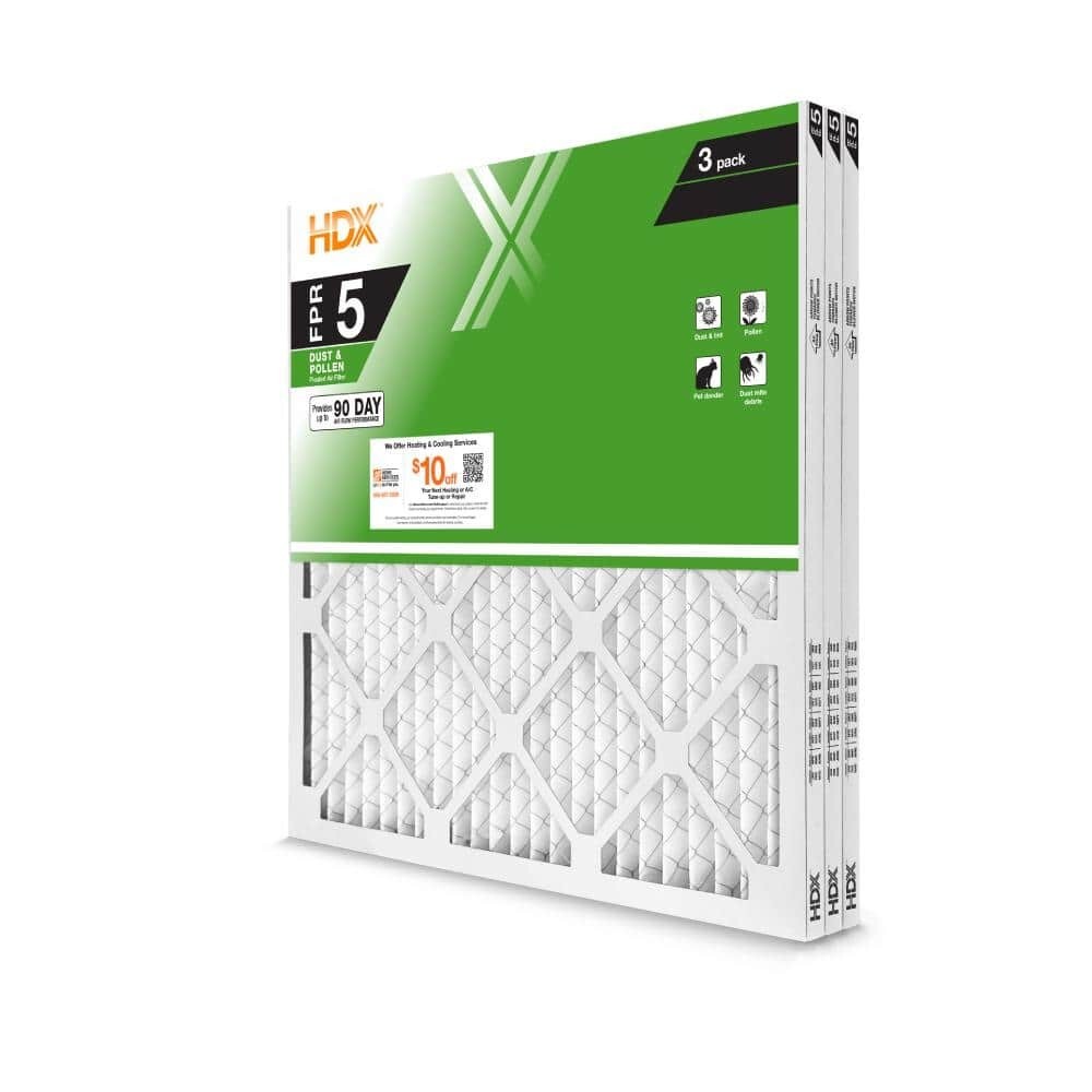 3-Pack Standard Pleated Air Filter 14x18x1, Air Filters Replacement FPR 5 MERV 8