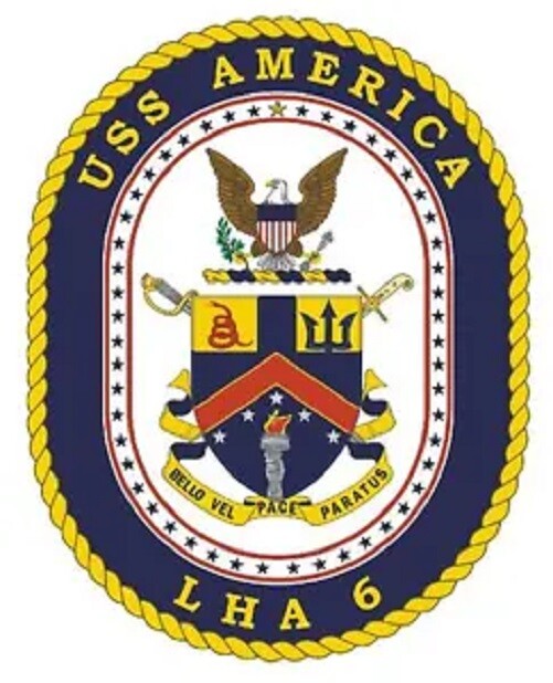 USS America Sticker Decal M202