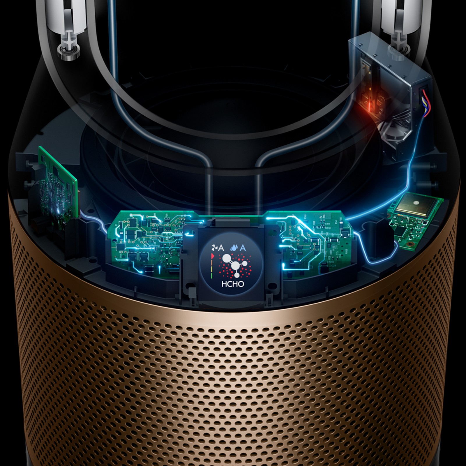 Dyson Purifier Humidify+Cool Formaldehyde™ PH04 | Nickel/Gold | Refurbished