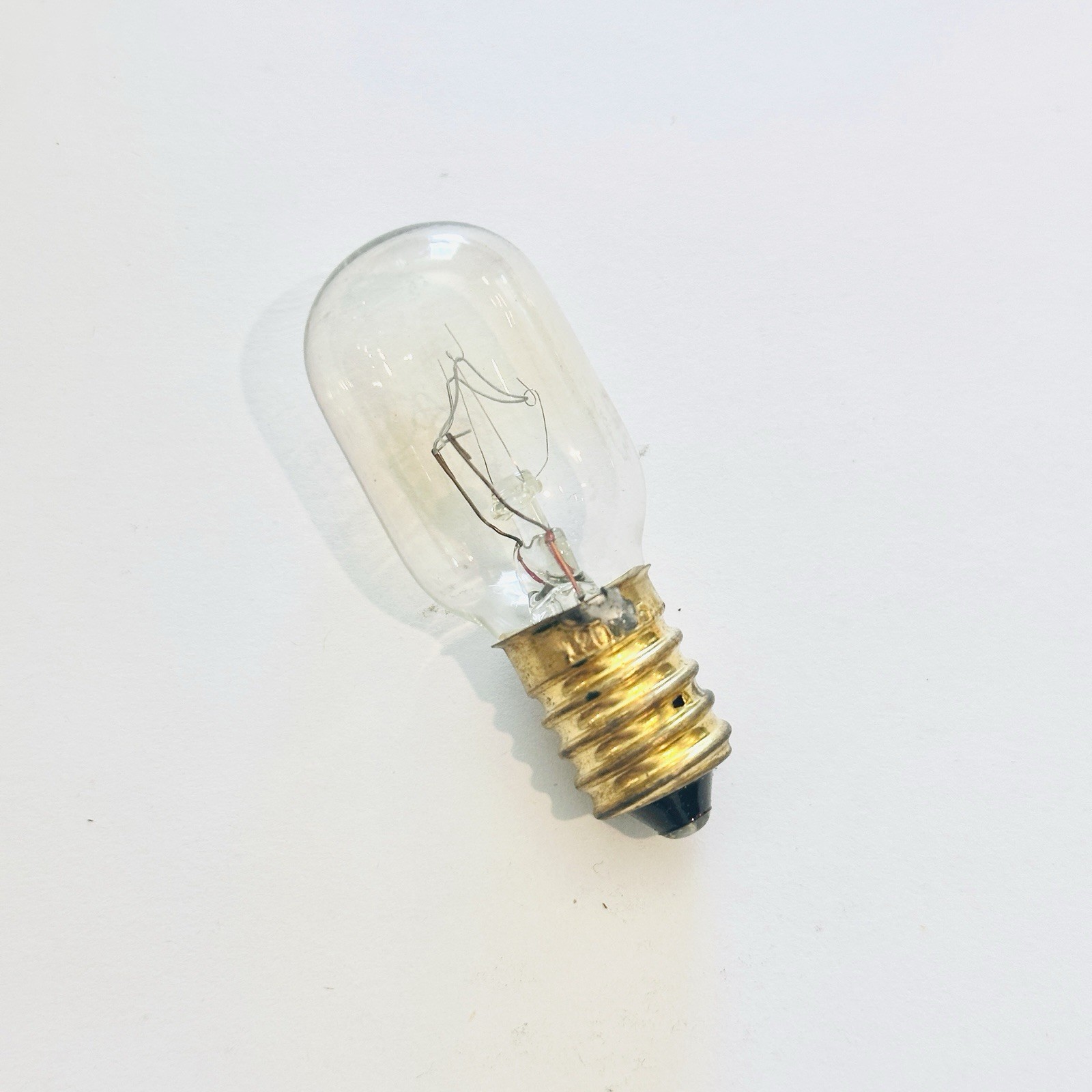 Glass Light Bulb 15W 120V E14 Base Refrigerator Freezer 50/60Hz MULTIPLE AVAIL
