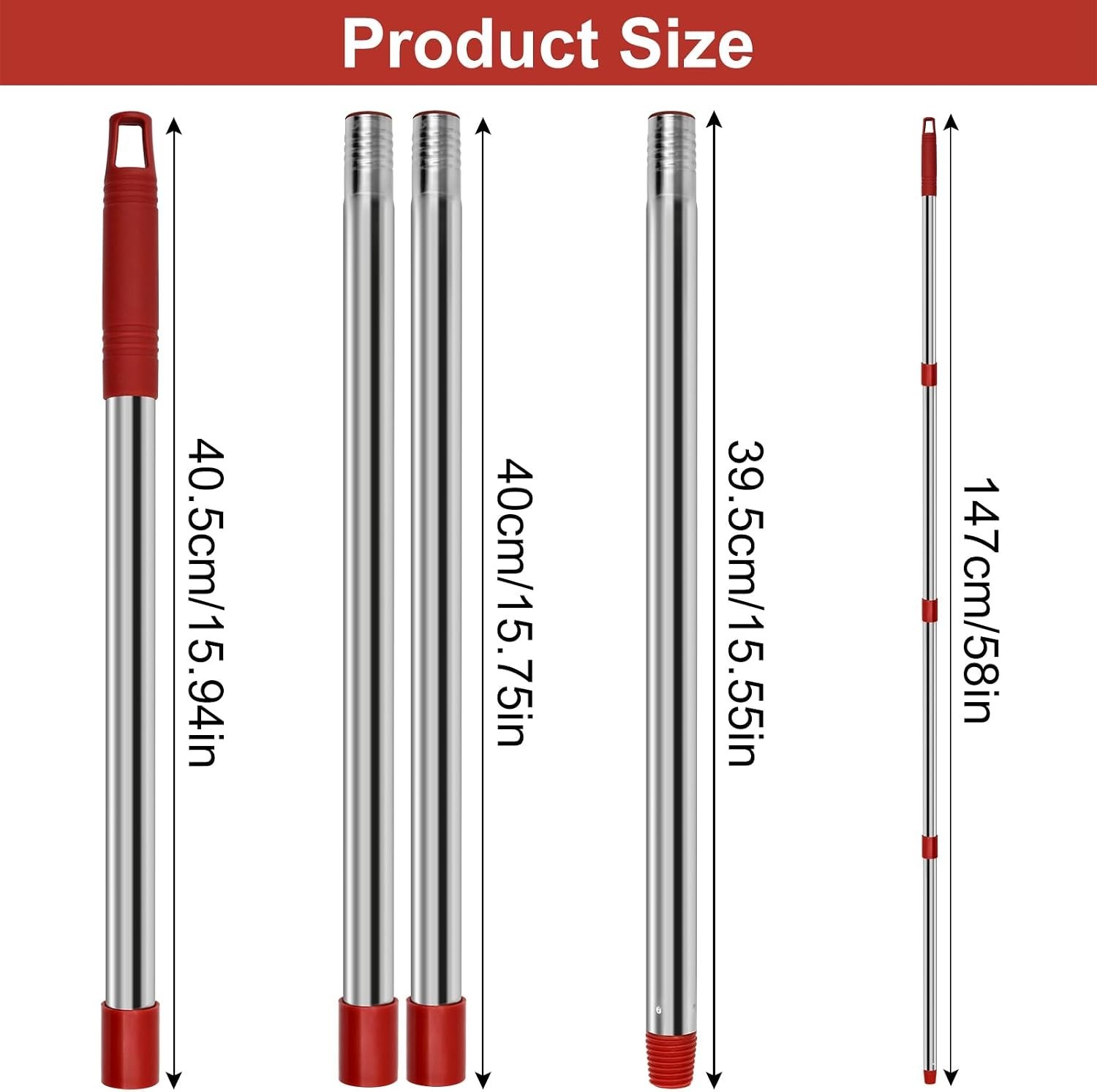Mop Handle for Ocedar, Mop Handle for O Cedar, Spin Mop Replacement Handle for O
