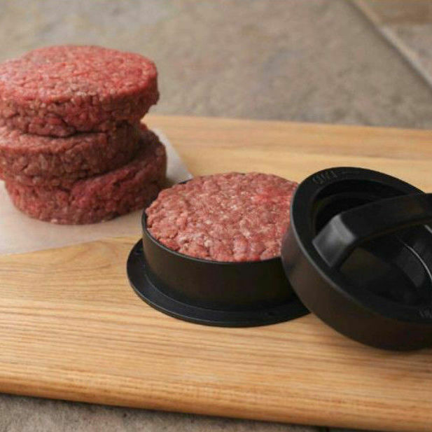 Non Stick Stuffed Burger Press 3 IN 1 Hamburger Patty Molds Maker BBQ Kitchen