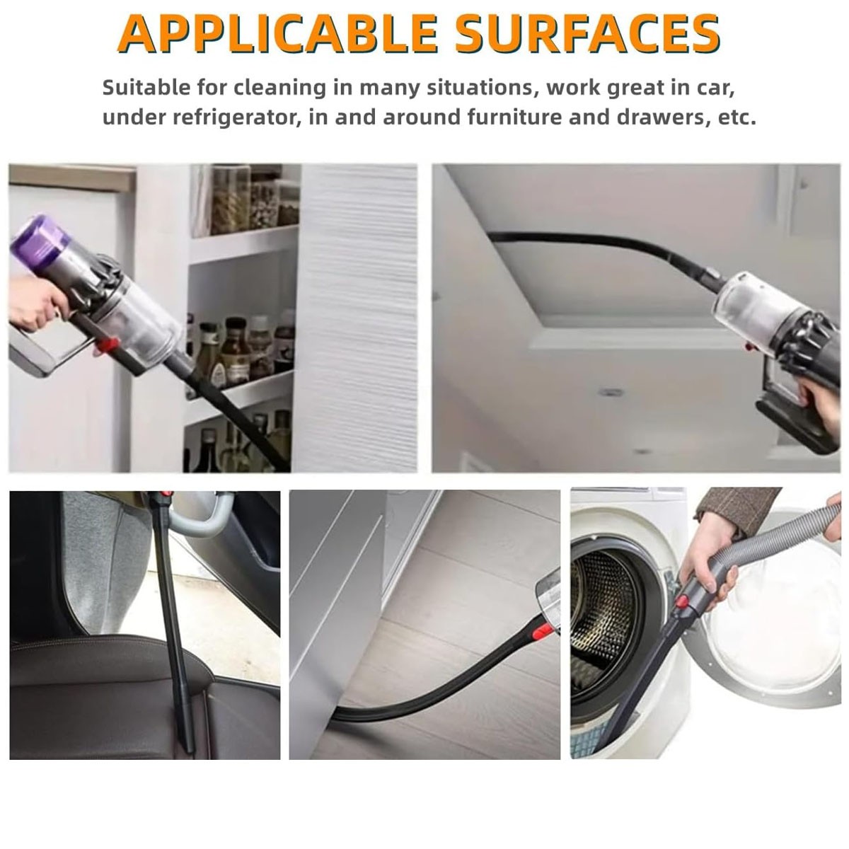 Vacuum Flexible Extension Tool for Dyson Cordless Cleaner Accessories