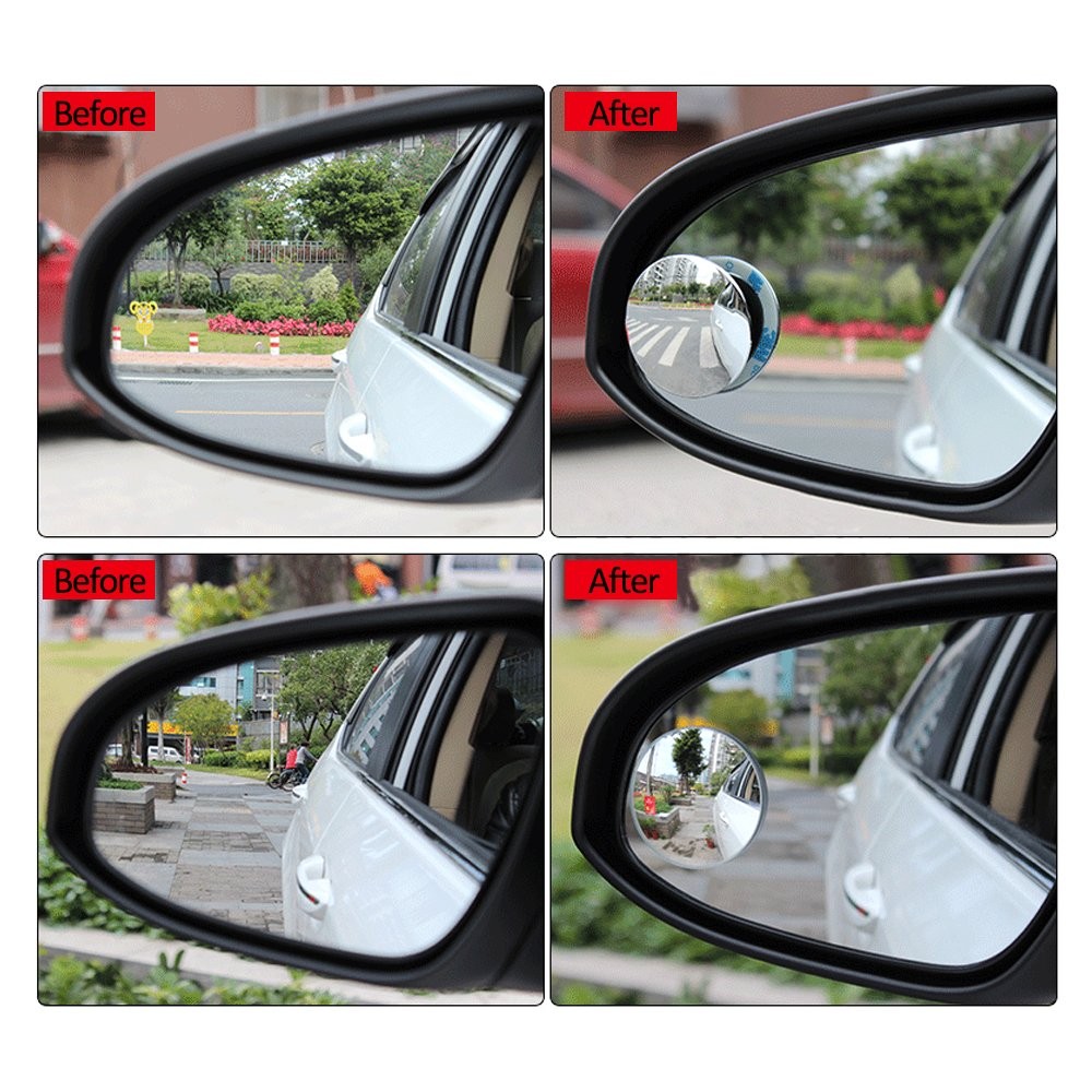 Frameless Wide Angle Mirror – Round 1.9 inches x 1.9 inches x 0.7 inches