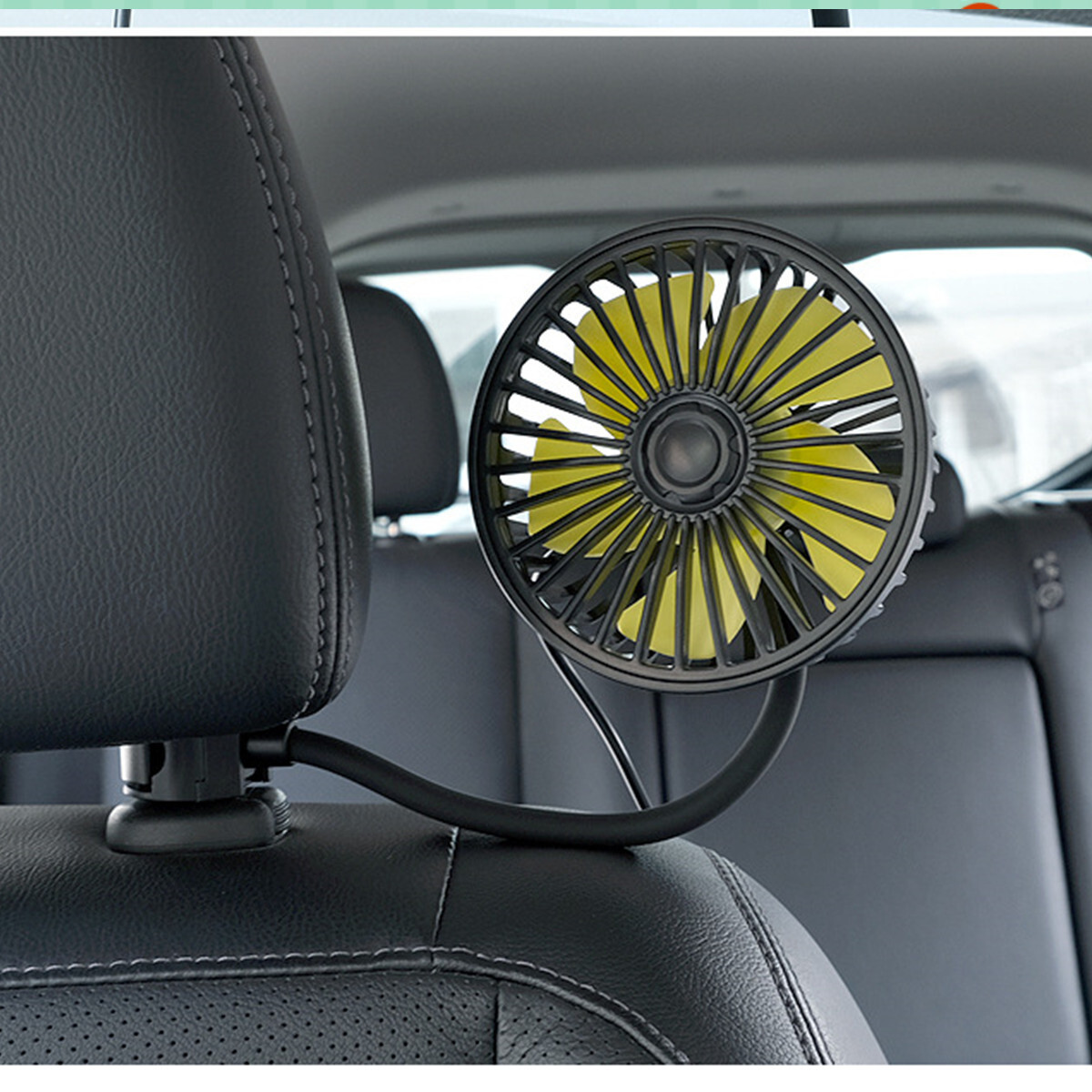 Summer Cooling Fan Three Speed Adjustable Cooler USB Charging Car Accessories