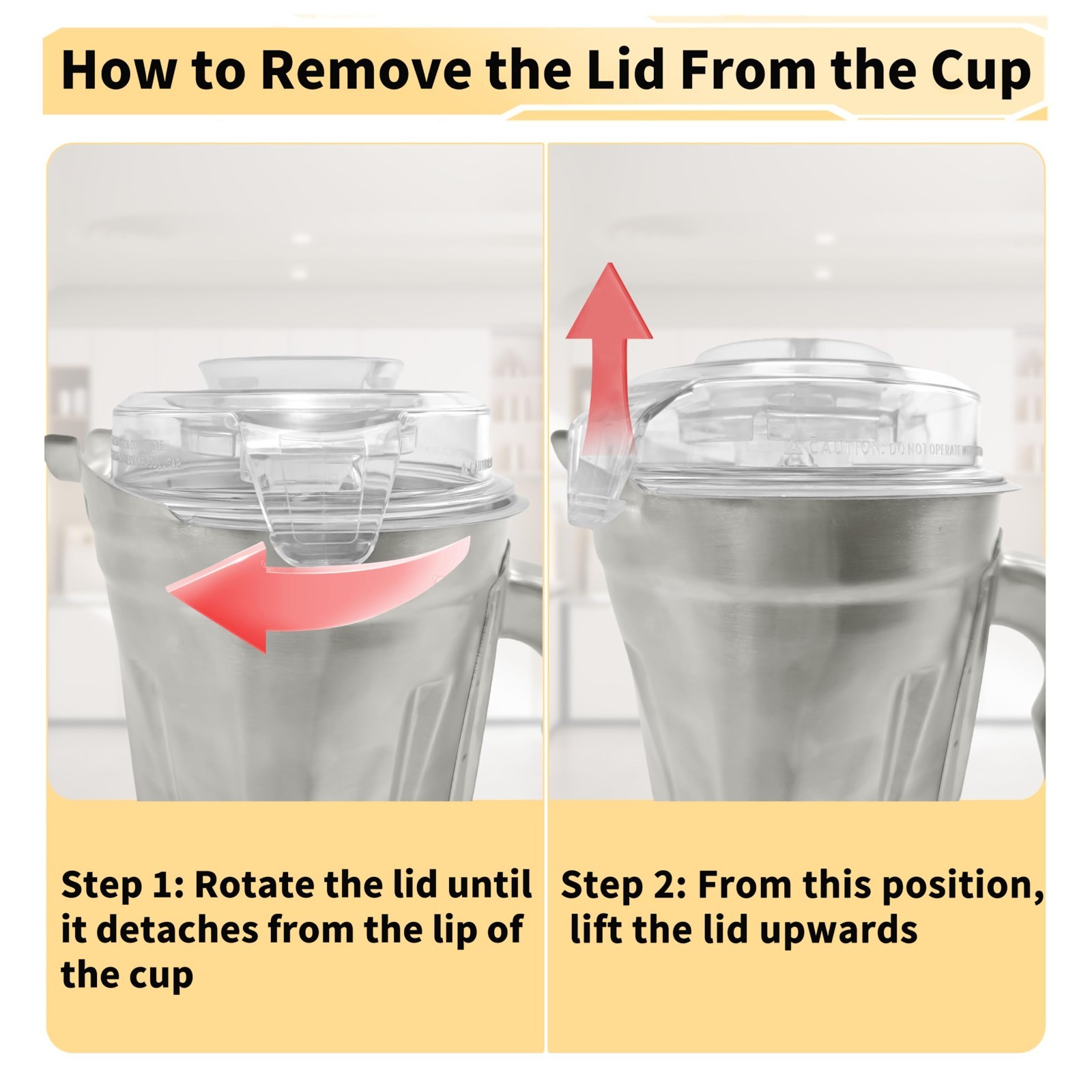 Stainless Steel Container 48oz,Replace for 5000 5200 6300 6500 7500 E310 E320 Pr