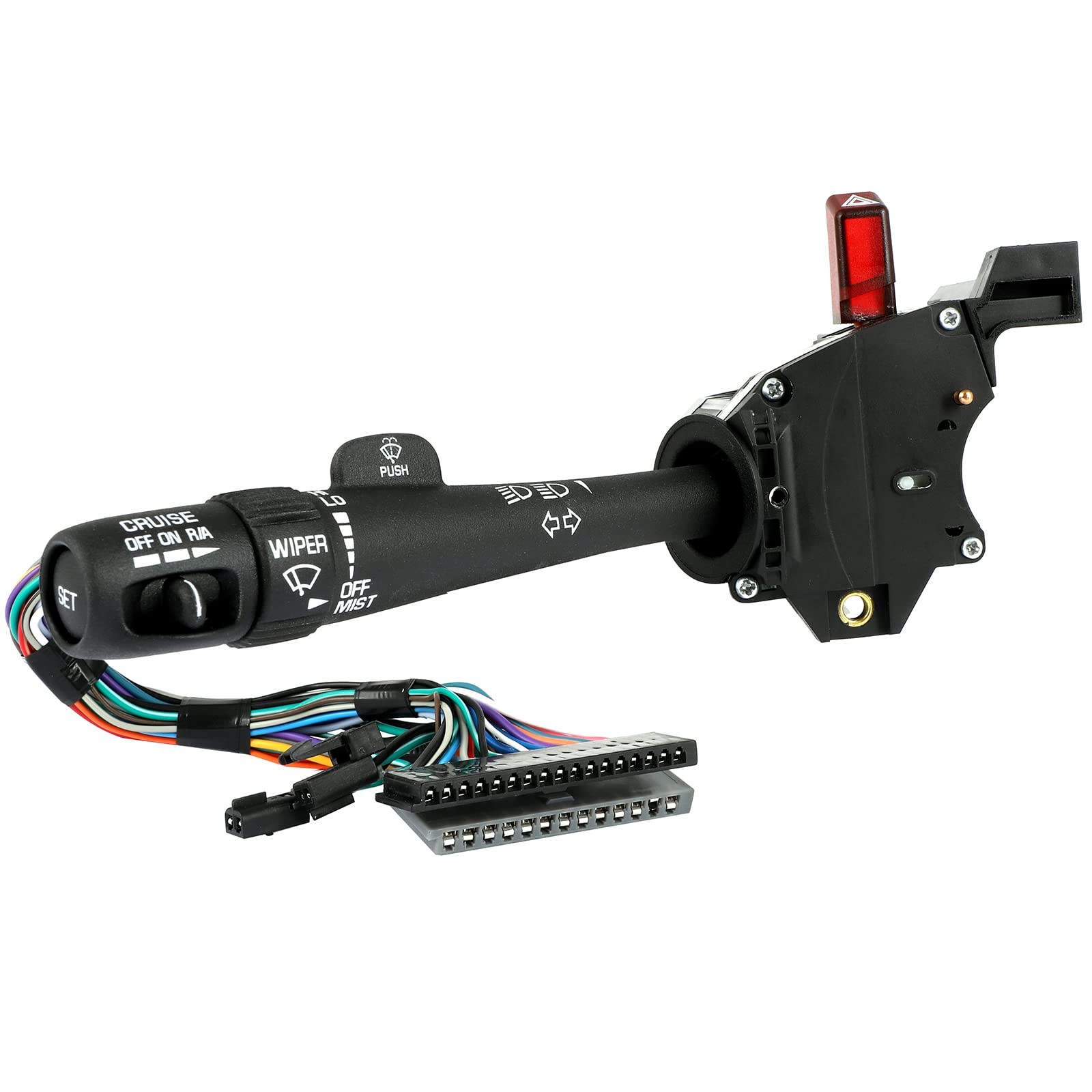cciyu Turn Signal Multi Function Switch with Cruise Control as show, show