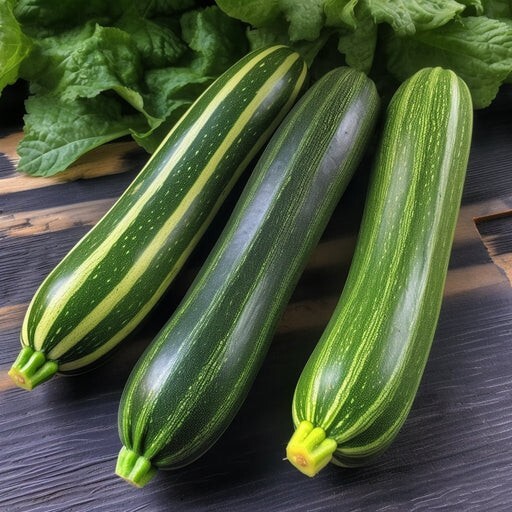 Cocozelle Zucchini Seeds 15 Ct Summer Squash Curcurbito Pepo Vegetable USA