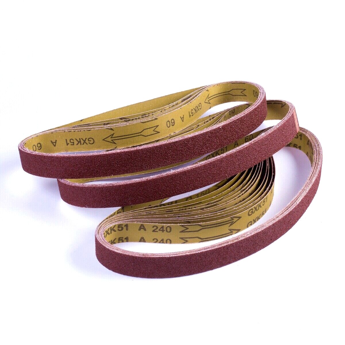 12PCS 1×42 inch Sanding Belts Belt Sander Sandpaper 60 80 120 150 240 400 Grit
