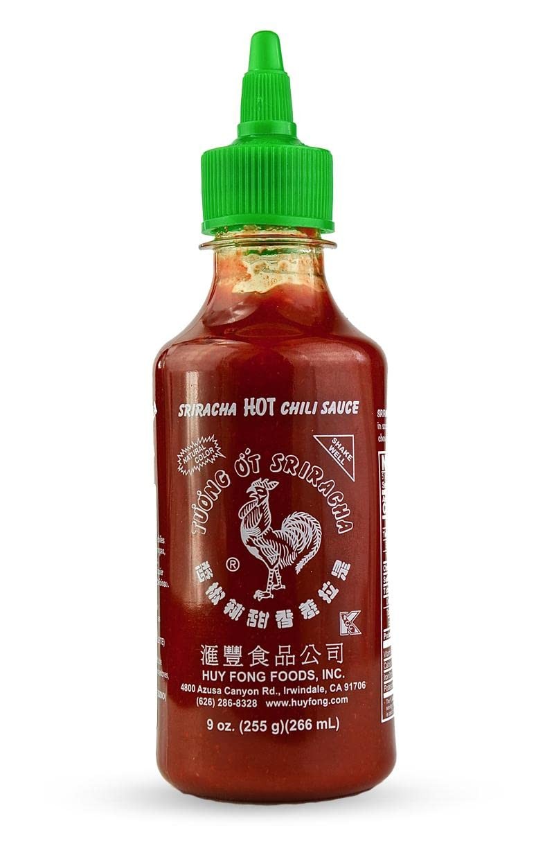 Huy Fong, Sriracha Hot Chili Sauce, 9 Ounce Bottle 9 (Pack of 1)