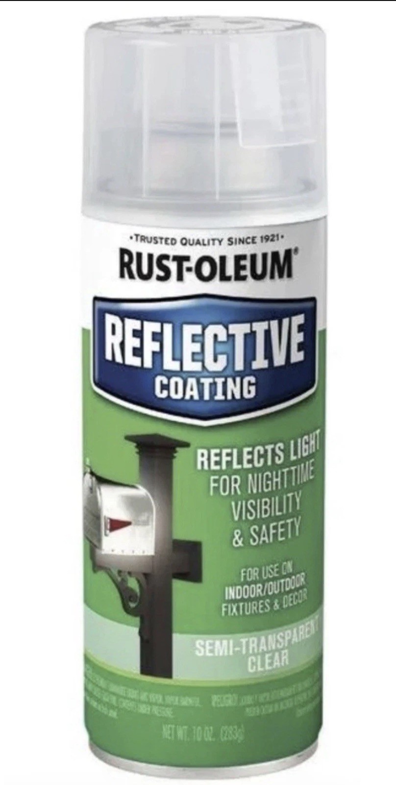 Rust-Oleum 214944 Specialty Reflective Spray, 10 oz, Clear